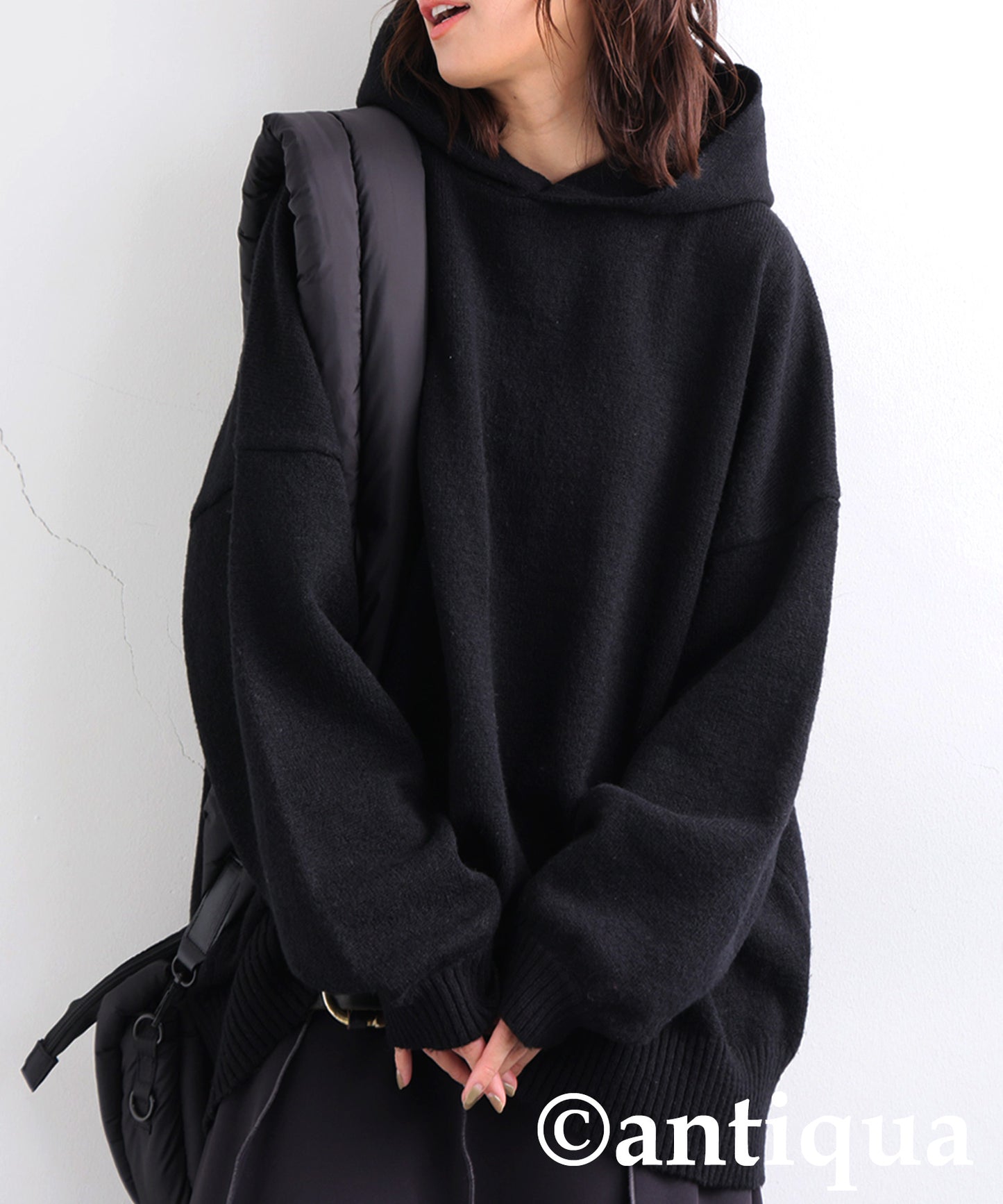 Knit Hoodie Ladies
