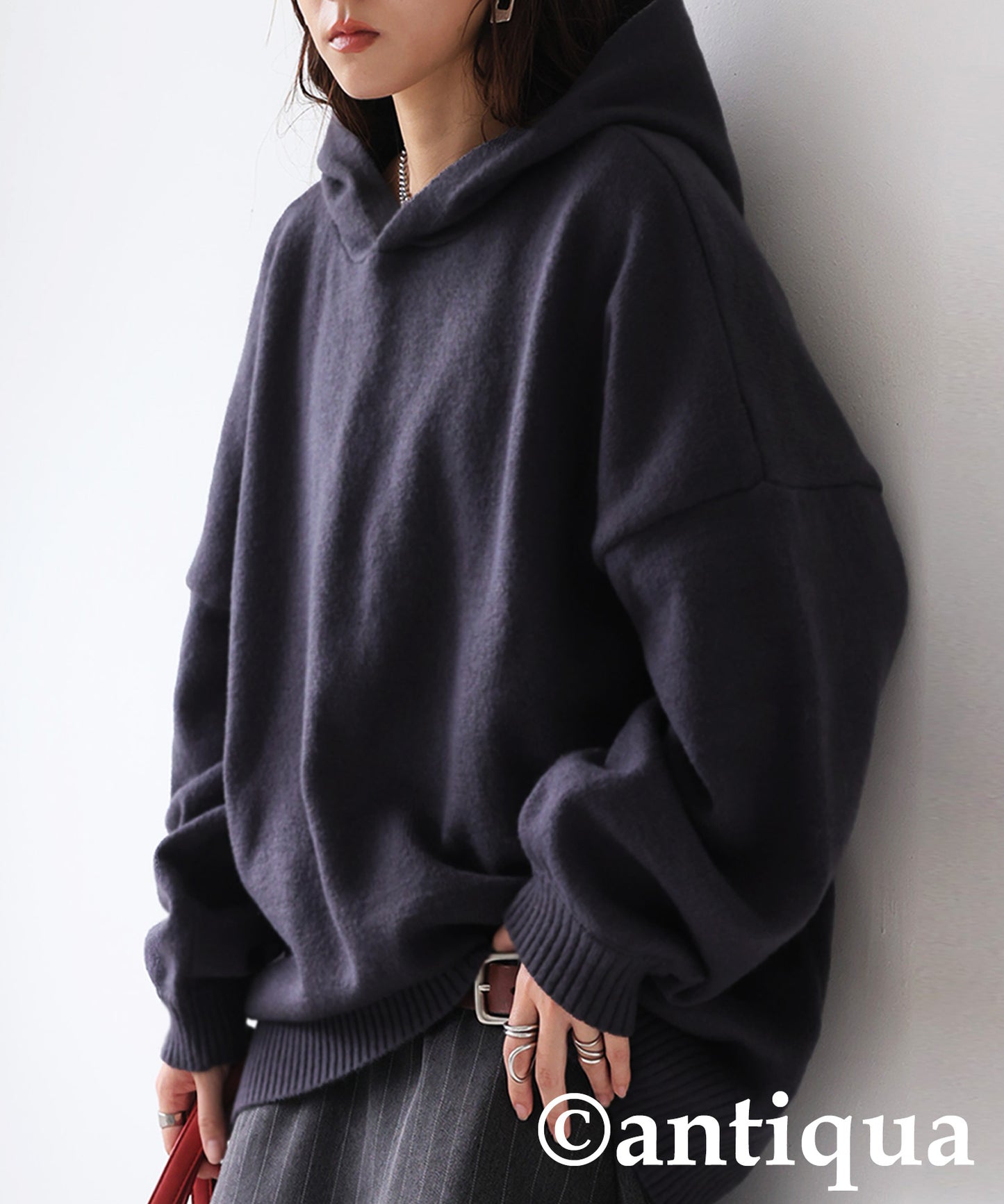 Knit Hoodie Ladies