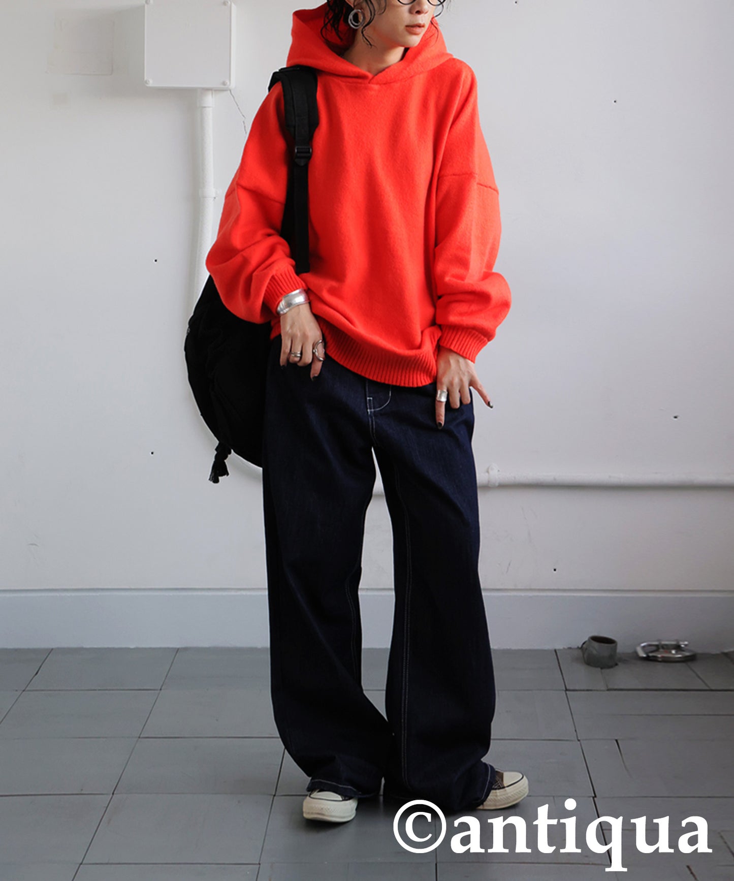 Knit Hoodie Ladies