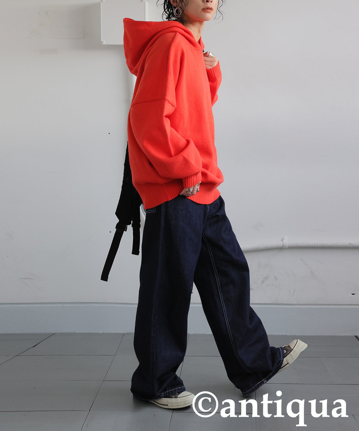 Knit Hoodie Ladies