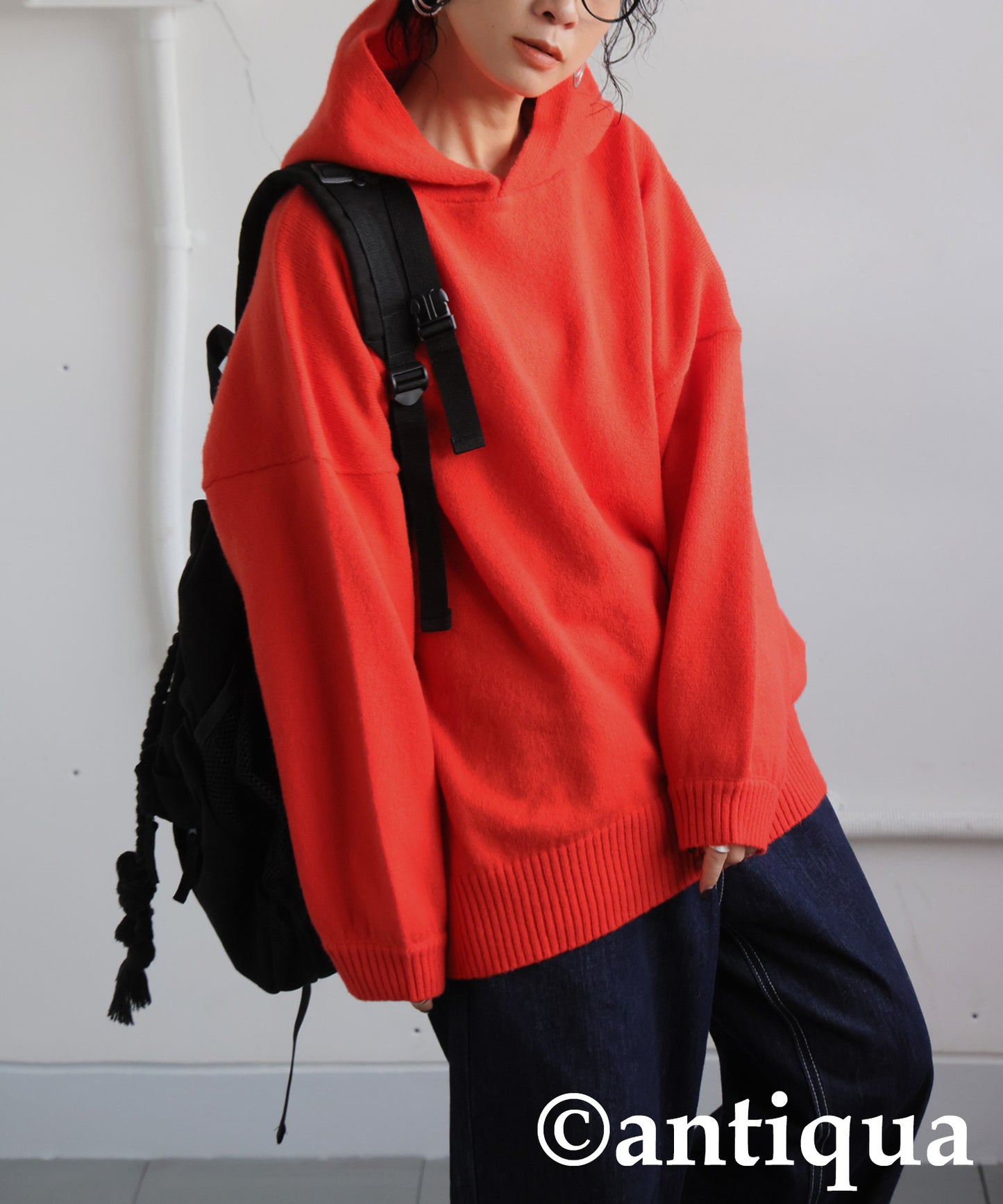 Knit Hoodie Ladies