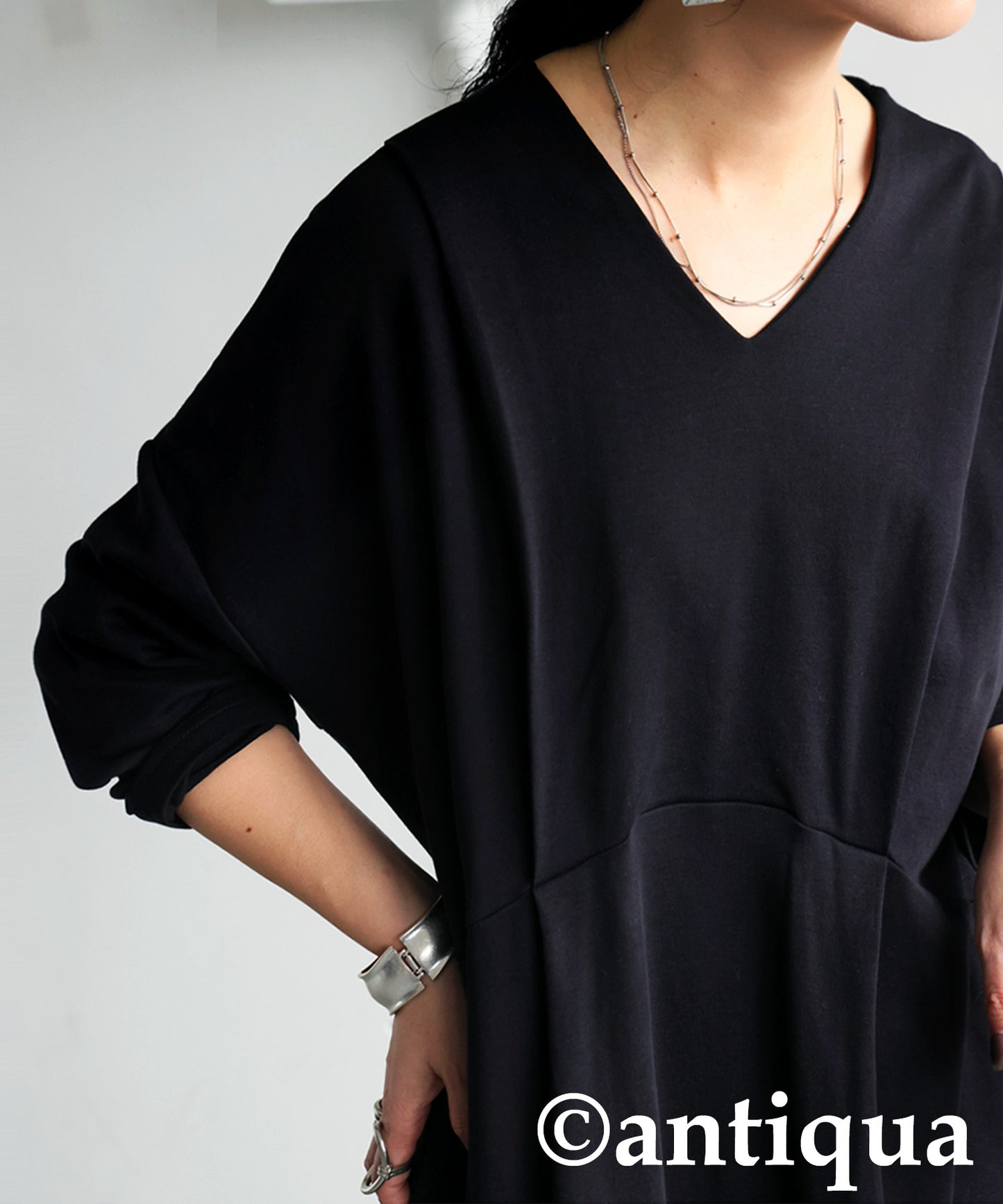 Long- Sleeve T-shirt Dress Ladies