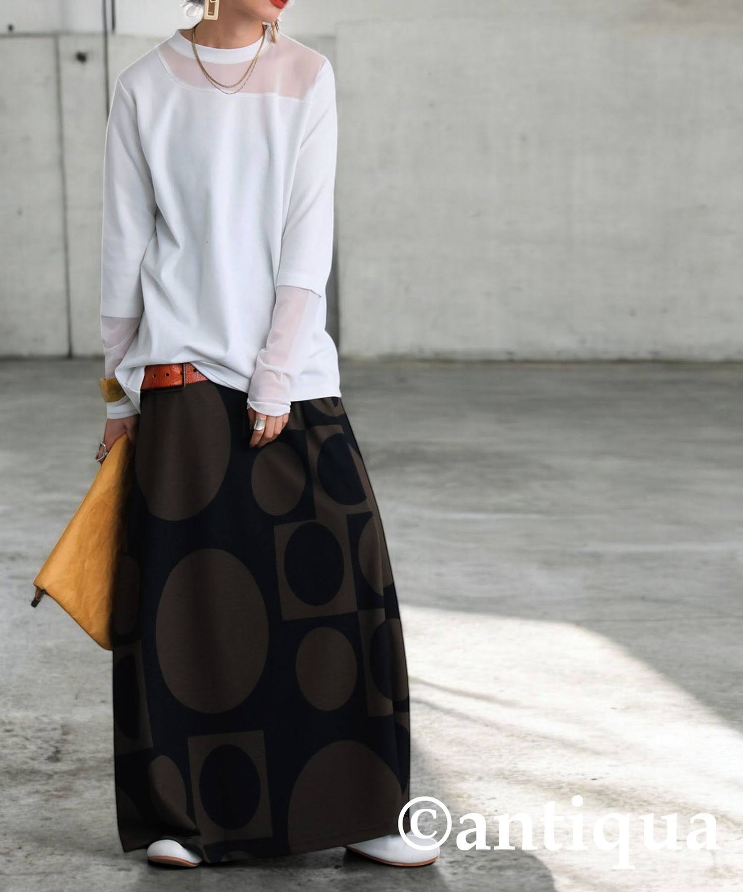 Sheer Switching Tops Ladies