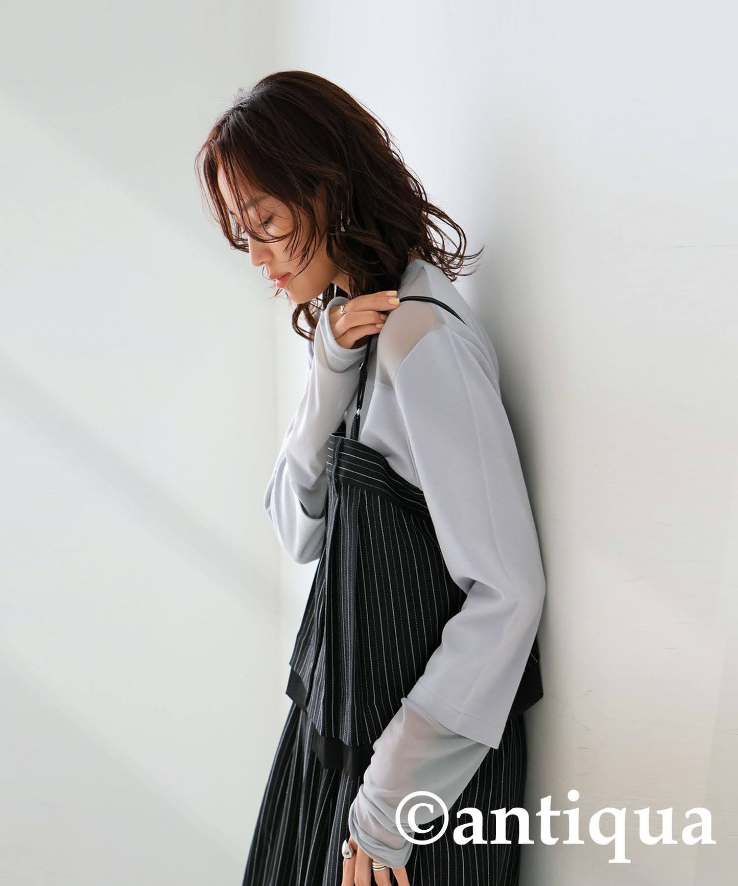 Sheer Switching Tops Ladies