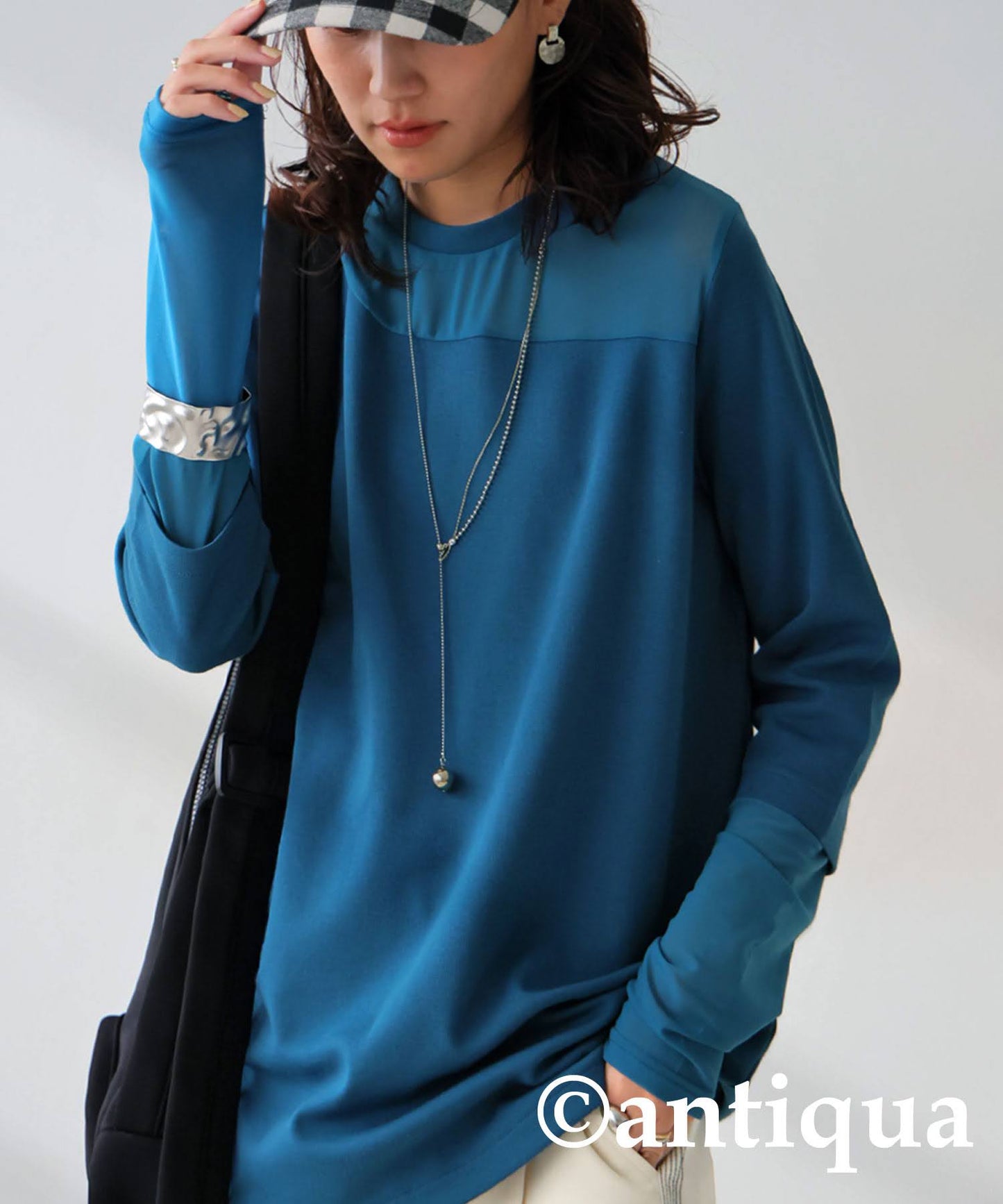 Sheer Switching Tops Ladies