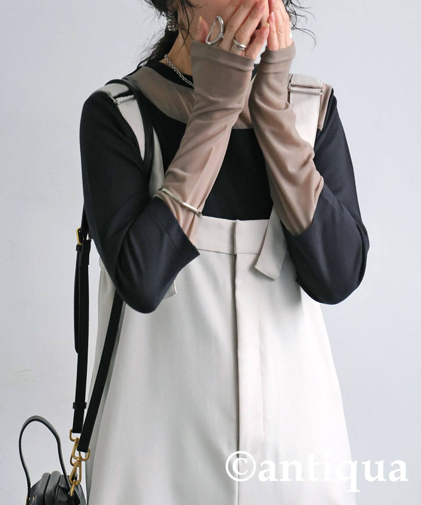 Sheer Switching Tops Ladies