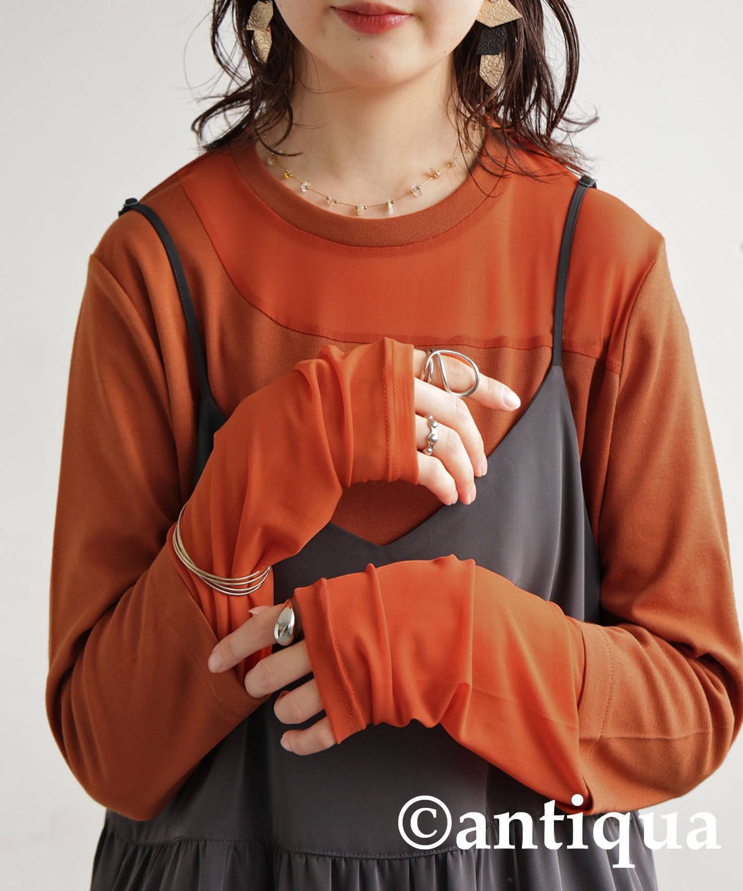 Sheer Switching Tops Ladies