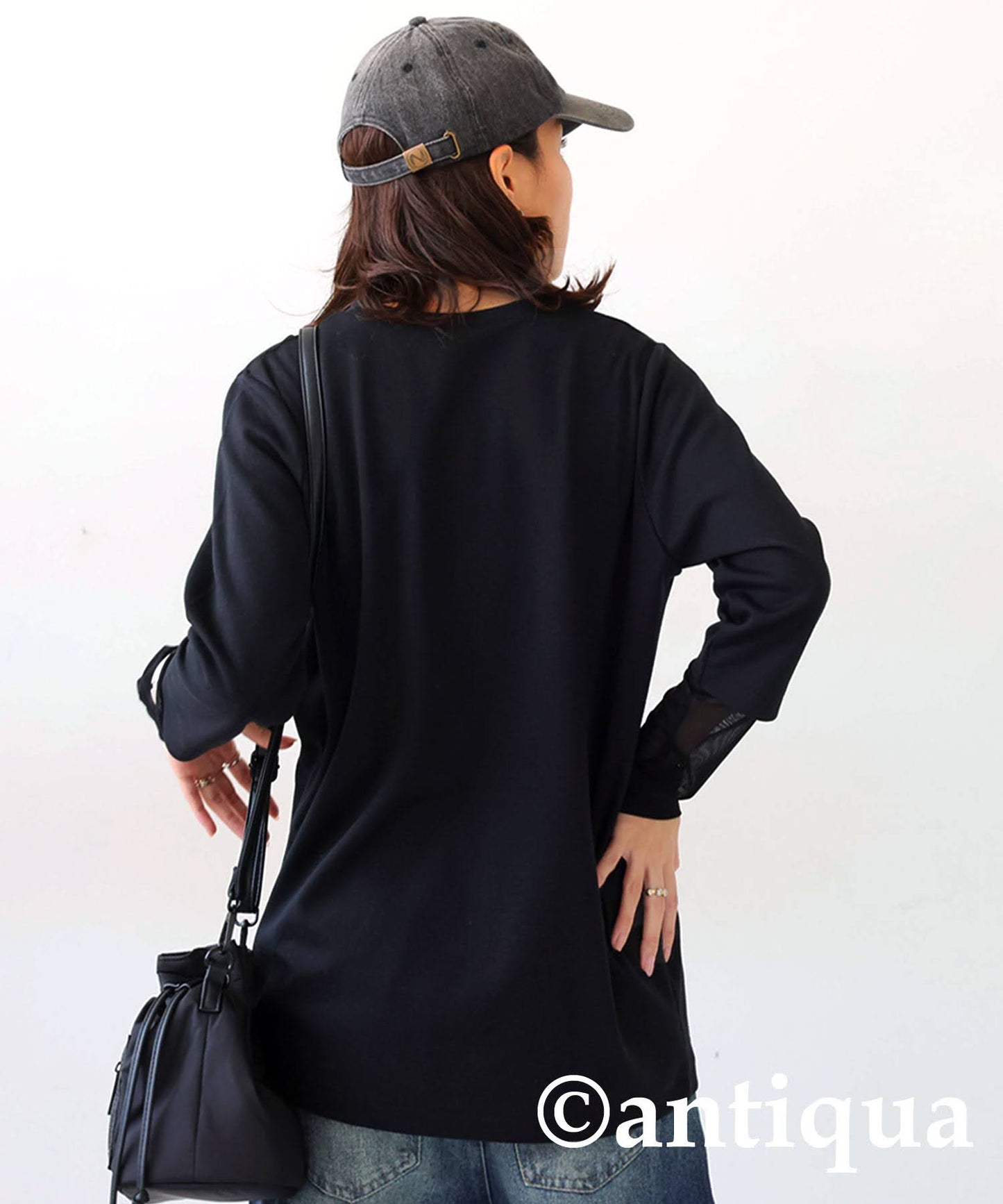 Sheer Switching Tops Ladies