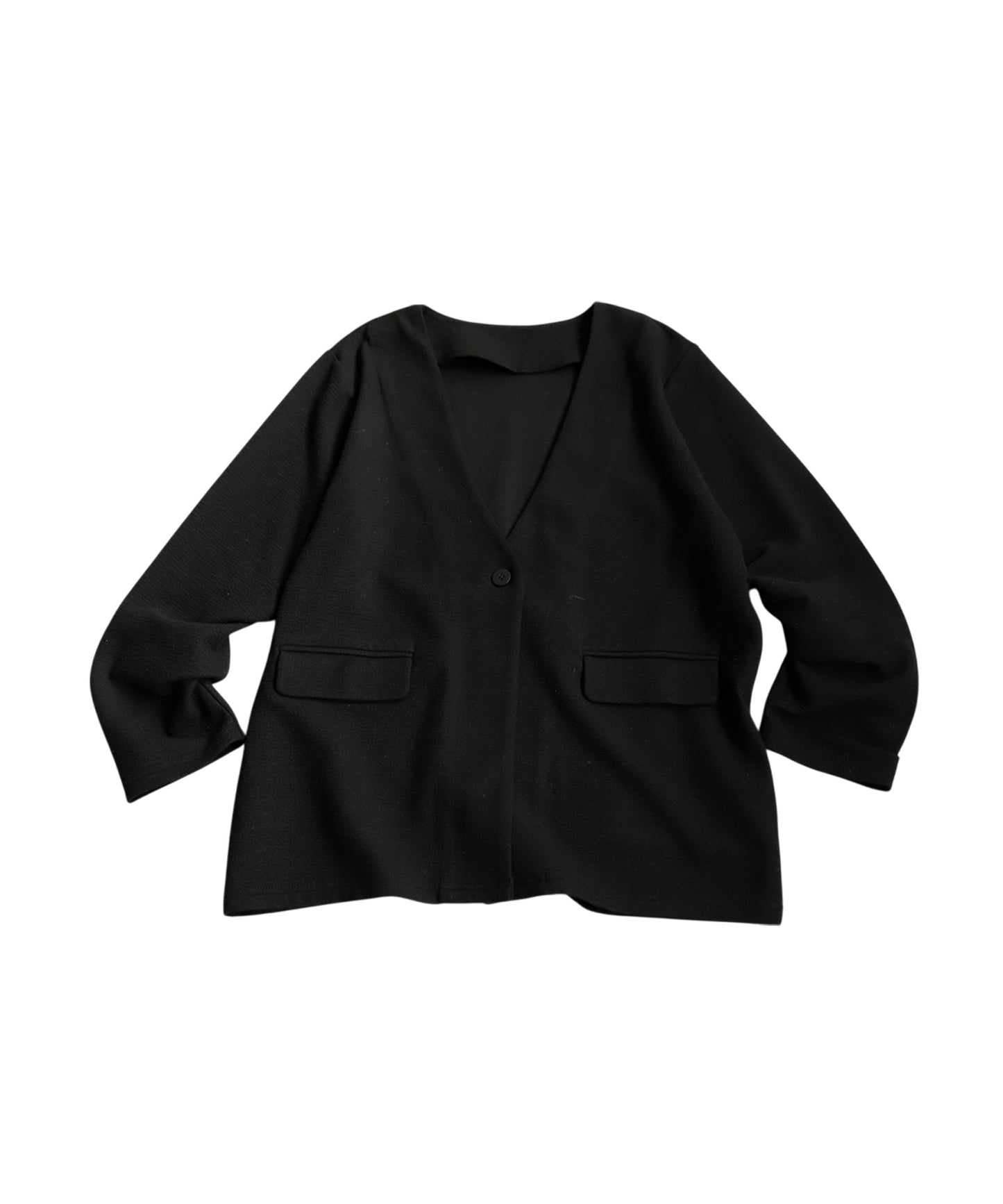 Ponte No Collar Jacket Ladies