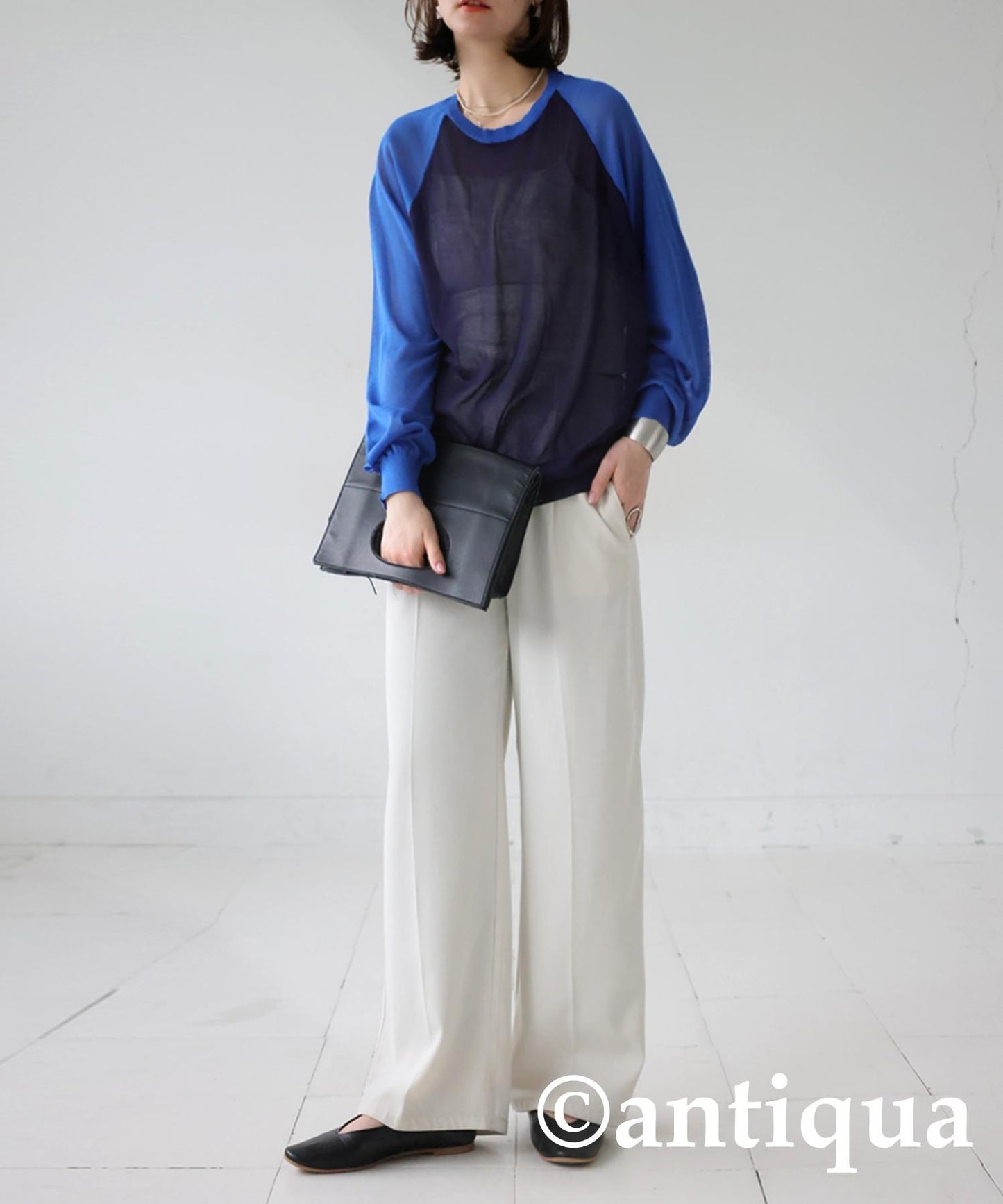 Ladies Raglan Sheer Knit