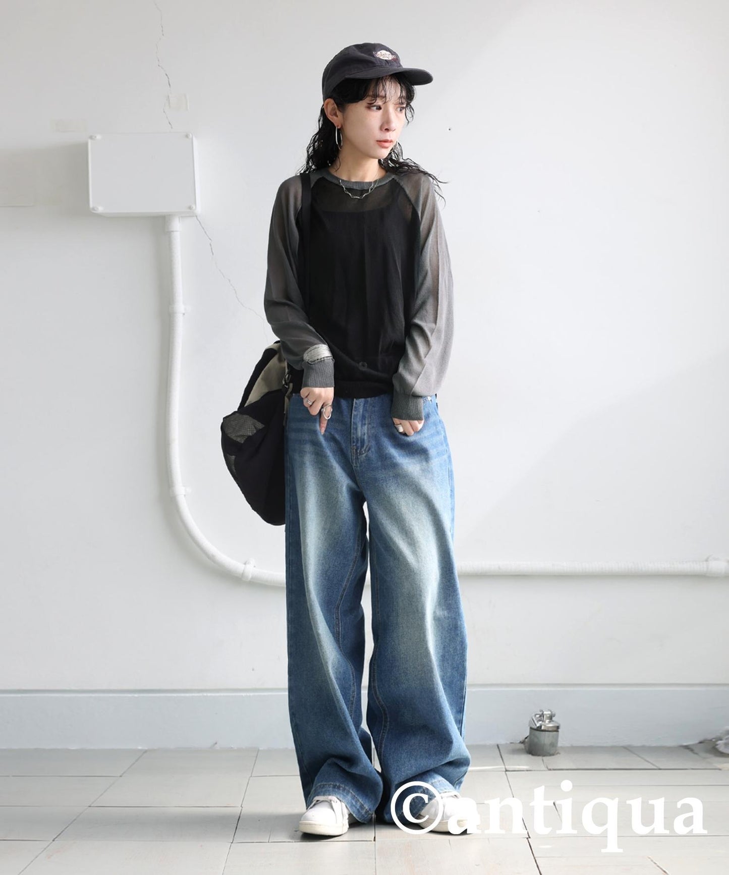 Ladies Raglan Sheer Knit