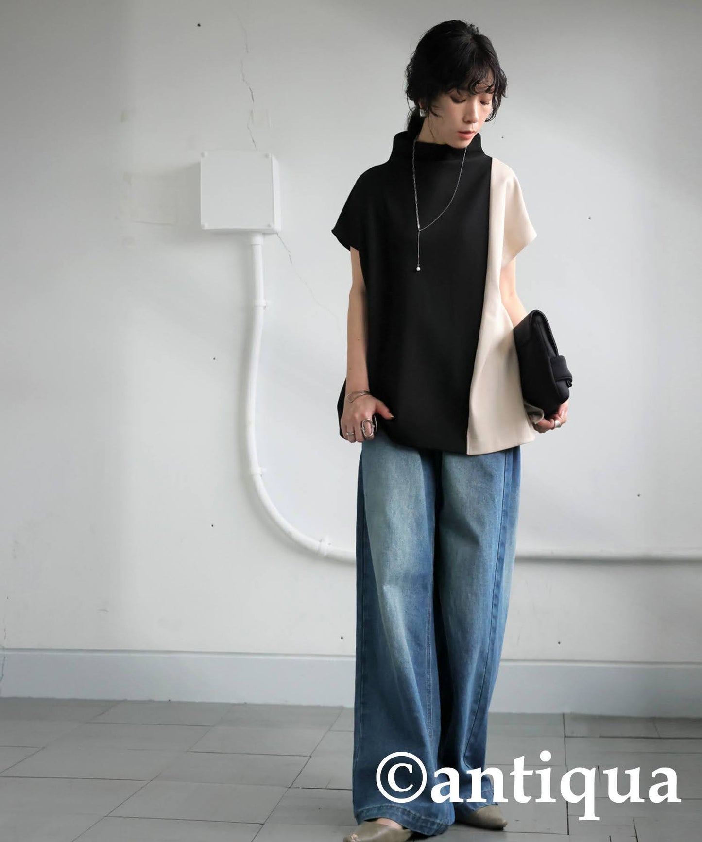 Ladies Two-Tone Top