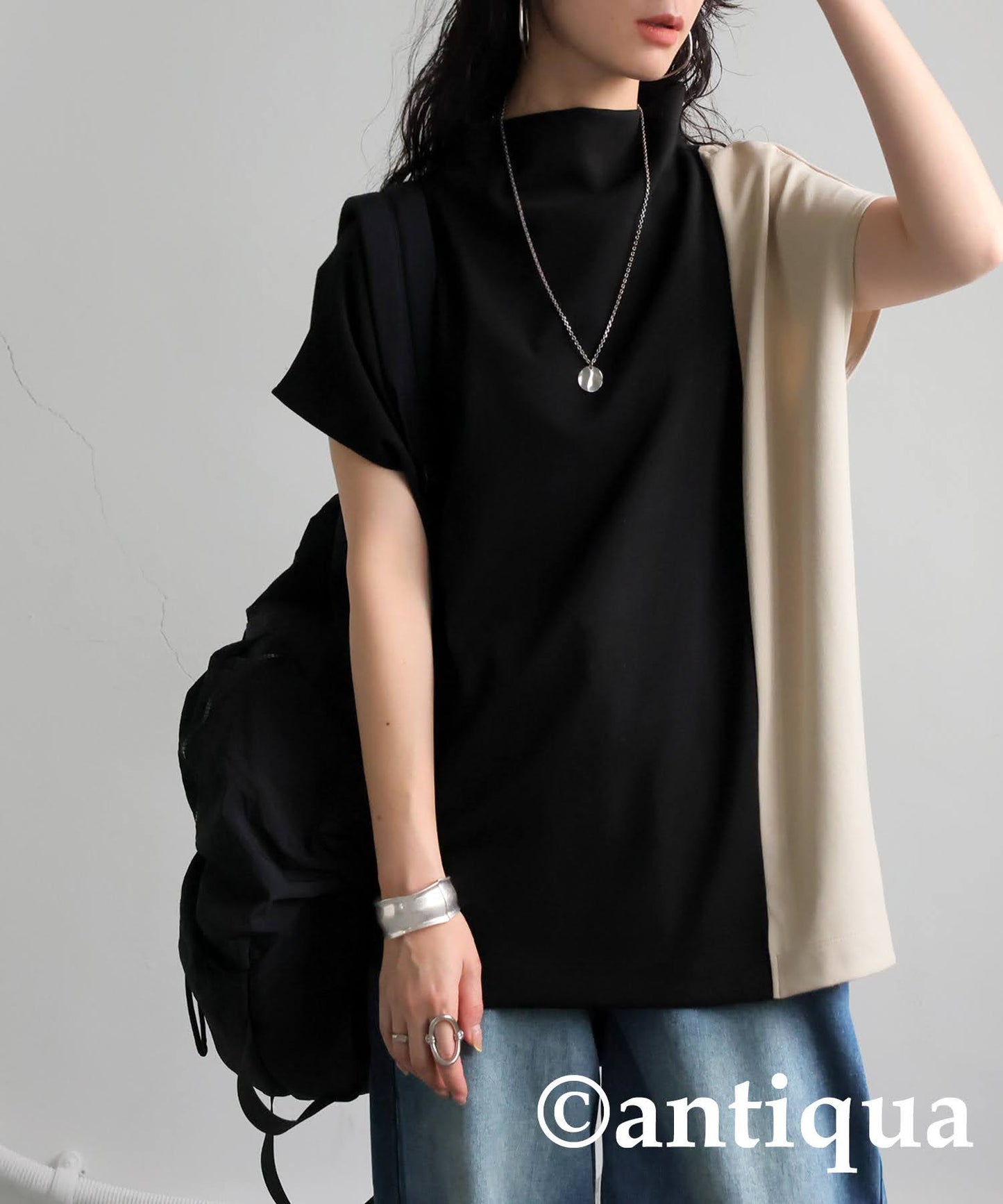 Ladies Two-Tone Top