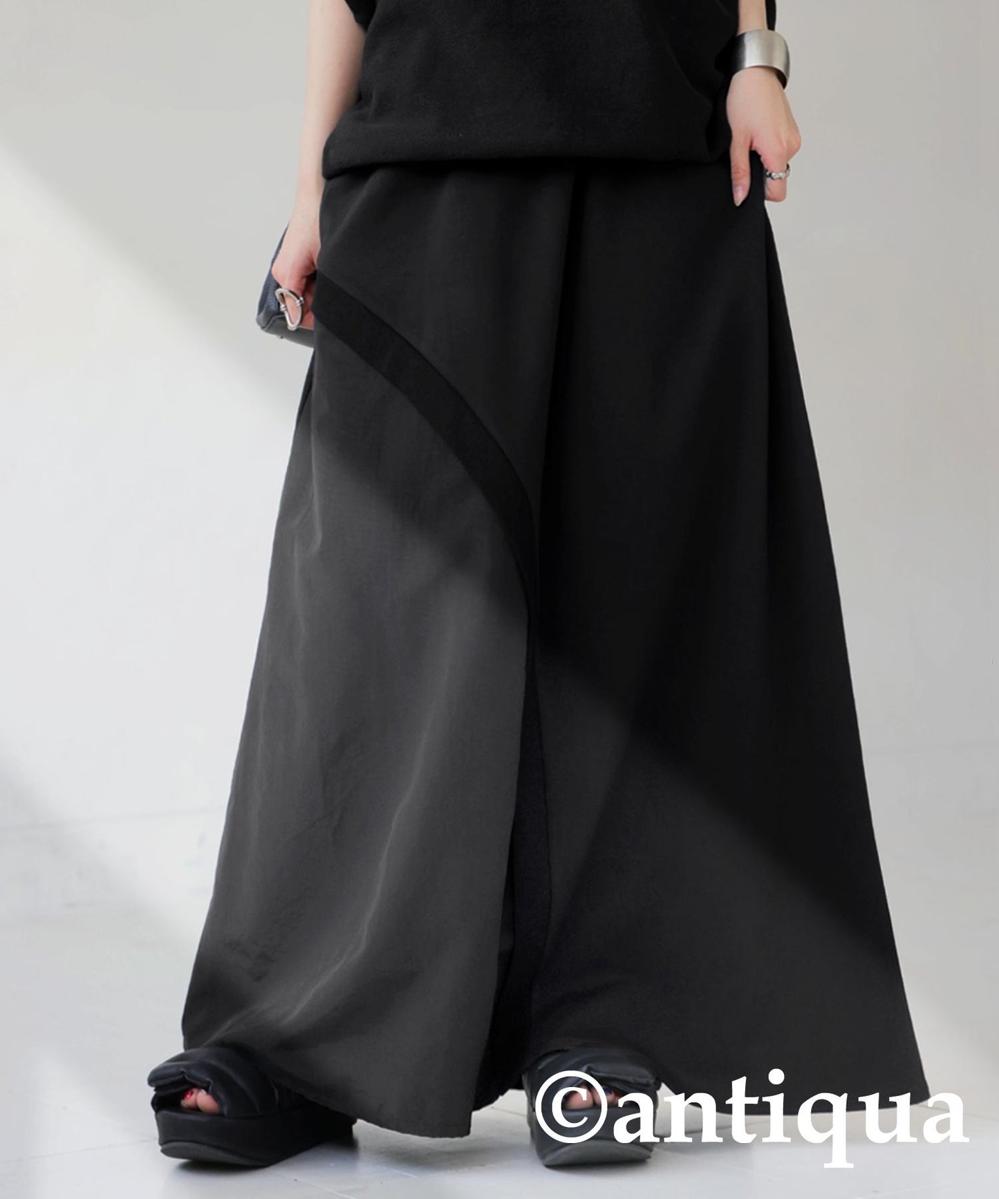 Ladies Ponte Switching Skirt