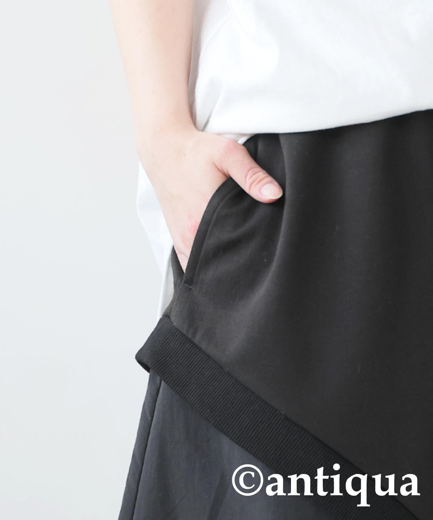 Ladies Ponte Switching Skirt