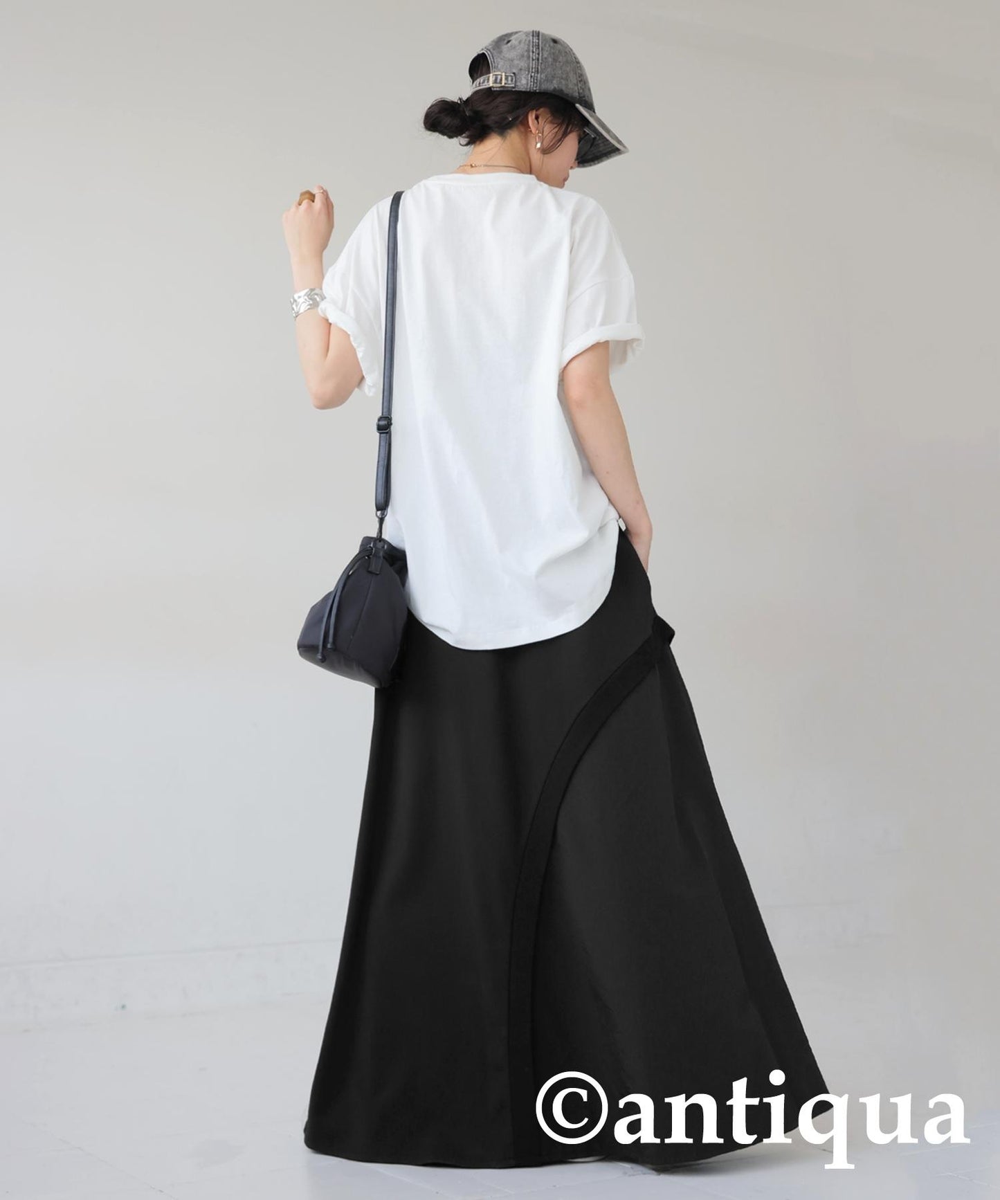 Ladies Ponte Switching Skirt