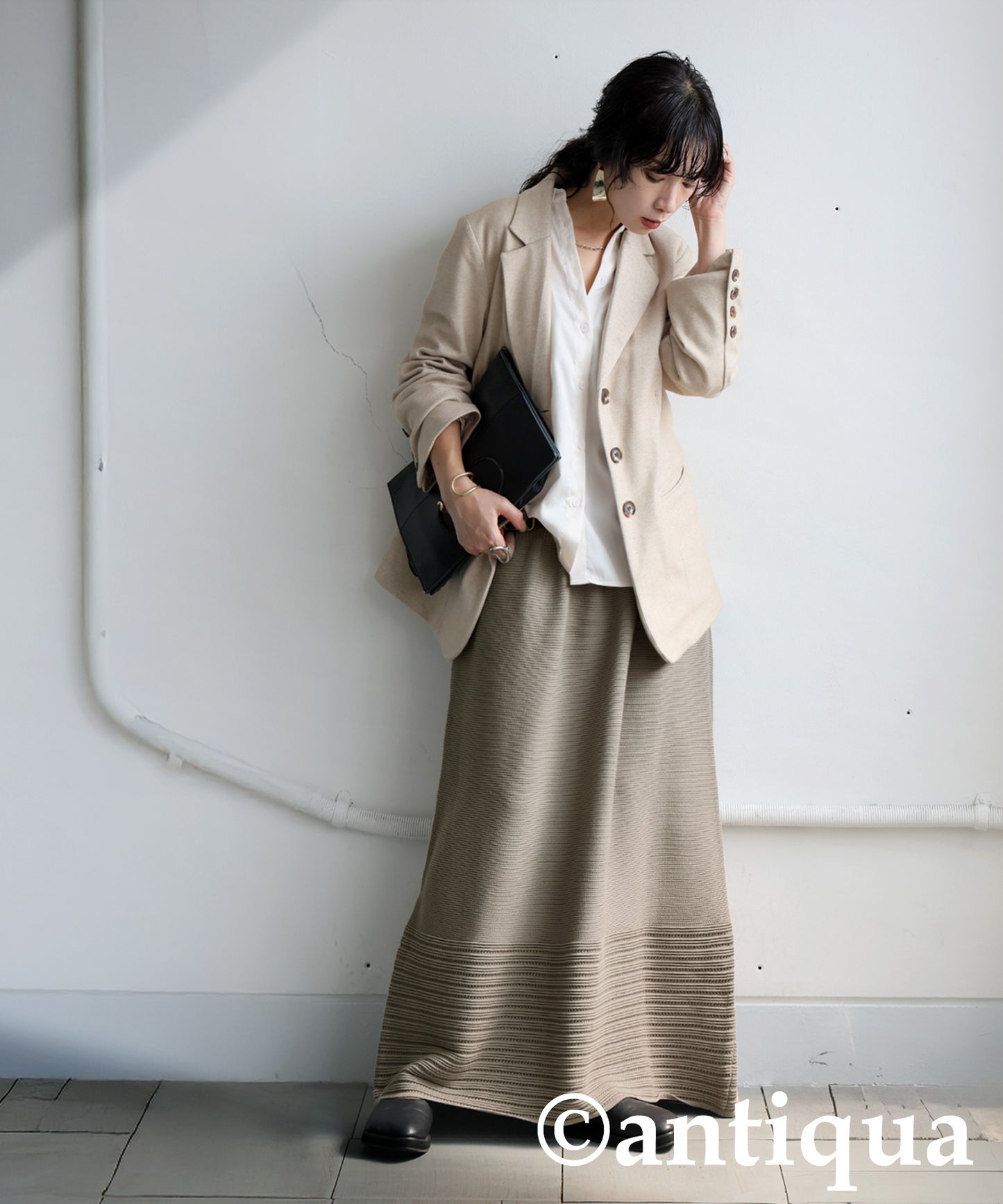 Openwork knitting Skirt Ladies