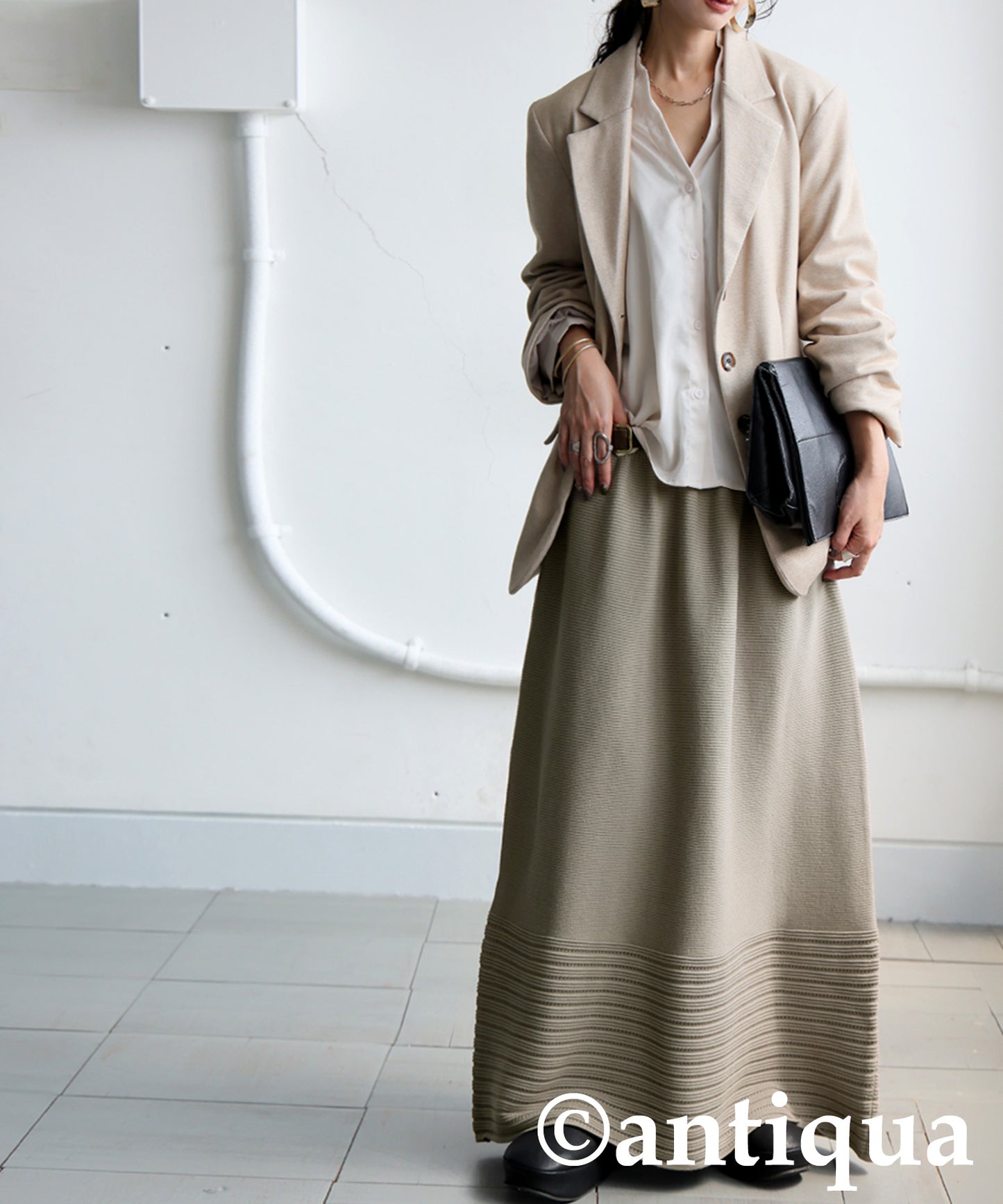 Openwork knitting Skirt Ladies