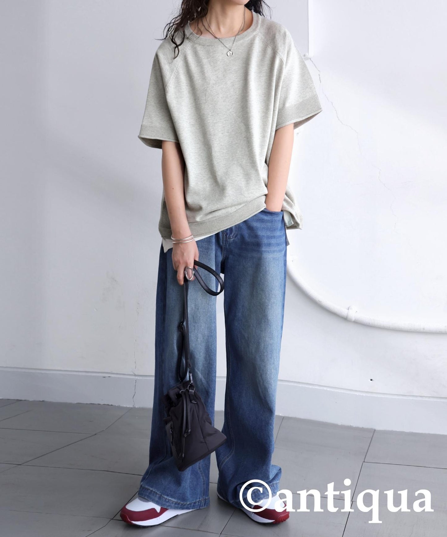 Ladies Raglan Knit Tops