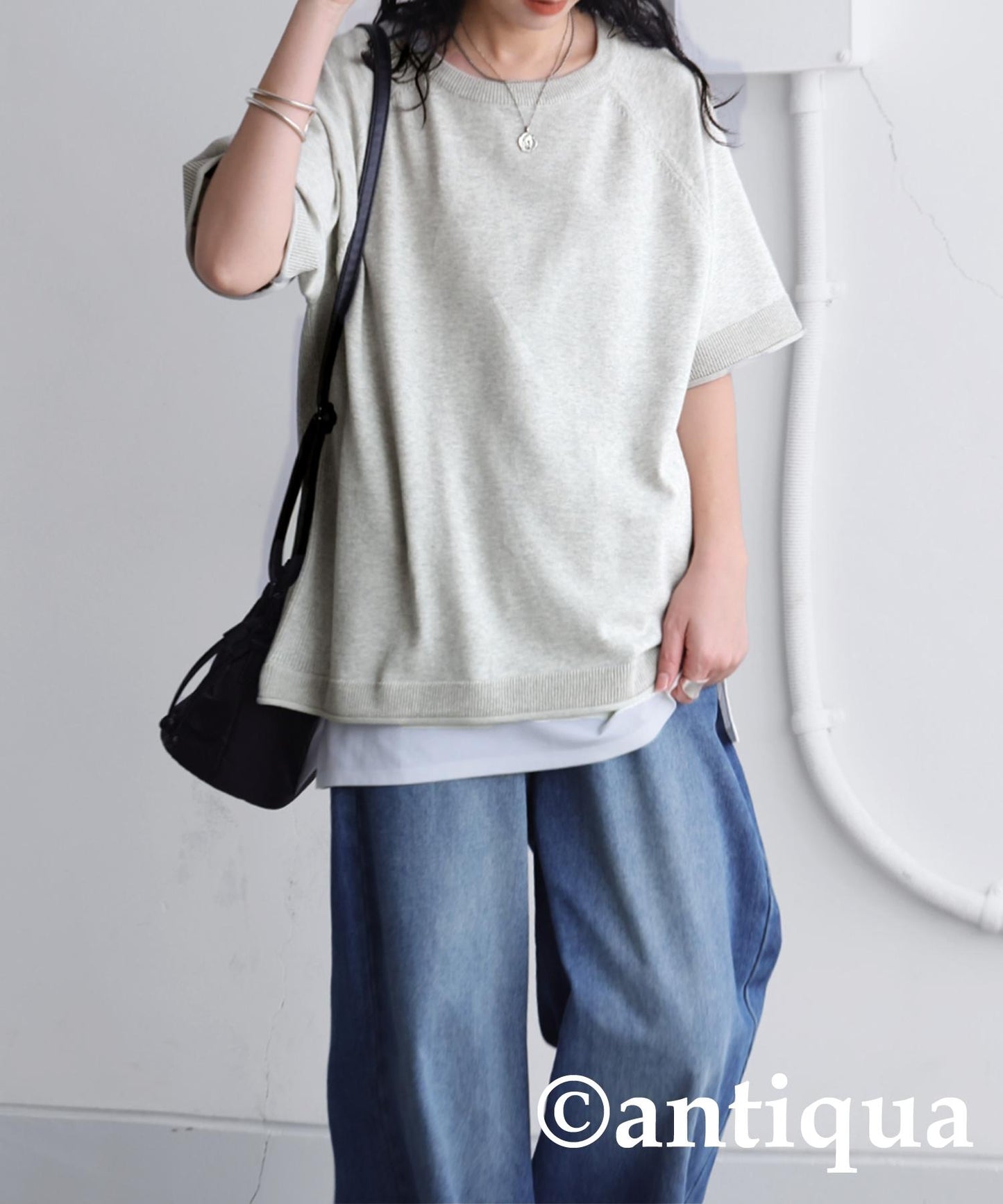 Ladies Raglan Knit Tops