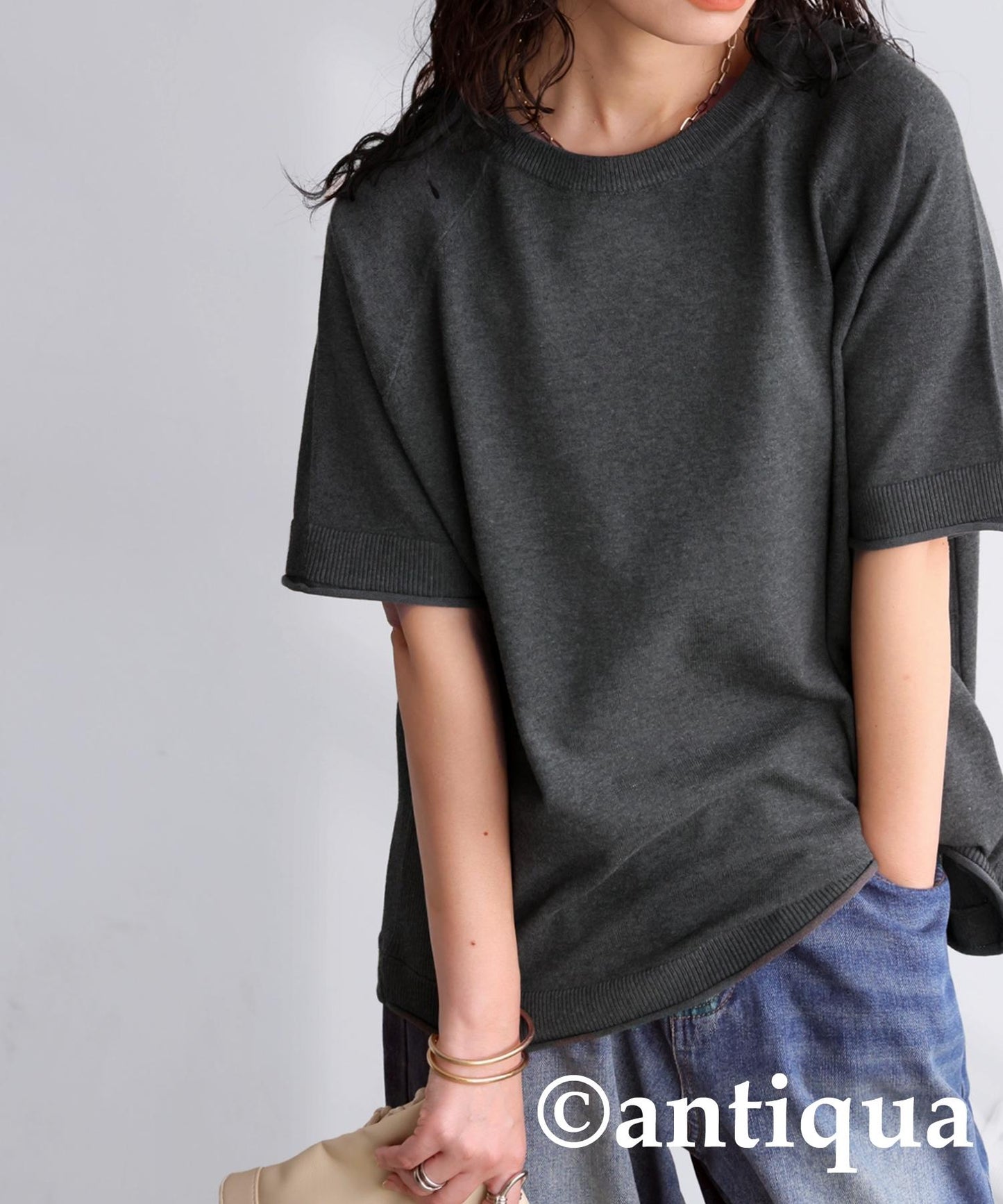 Ladies Raglan Knit Tops