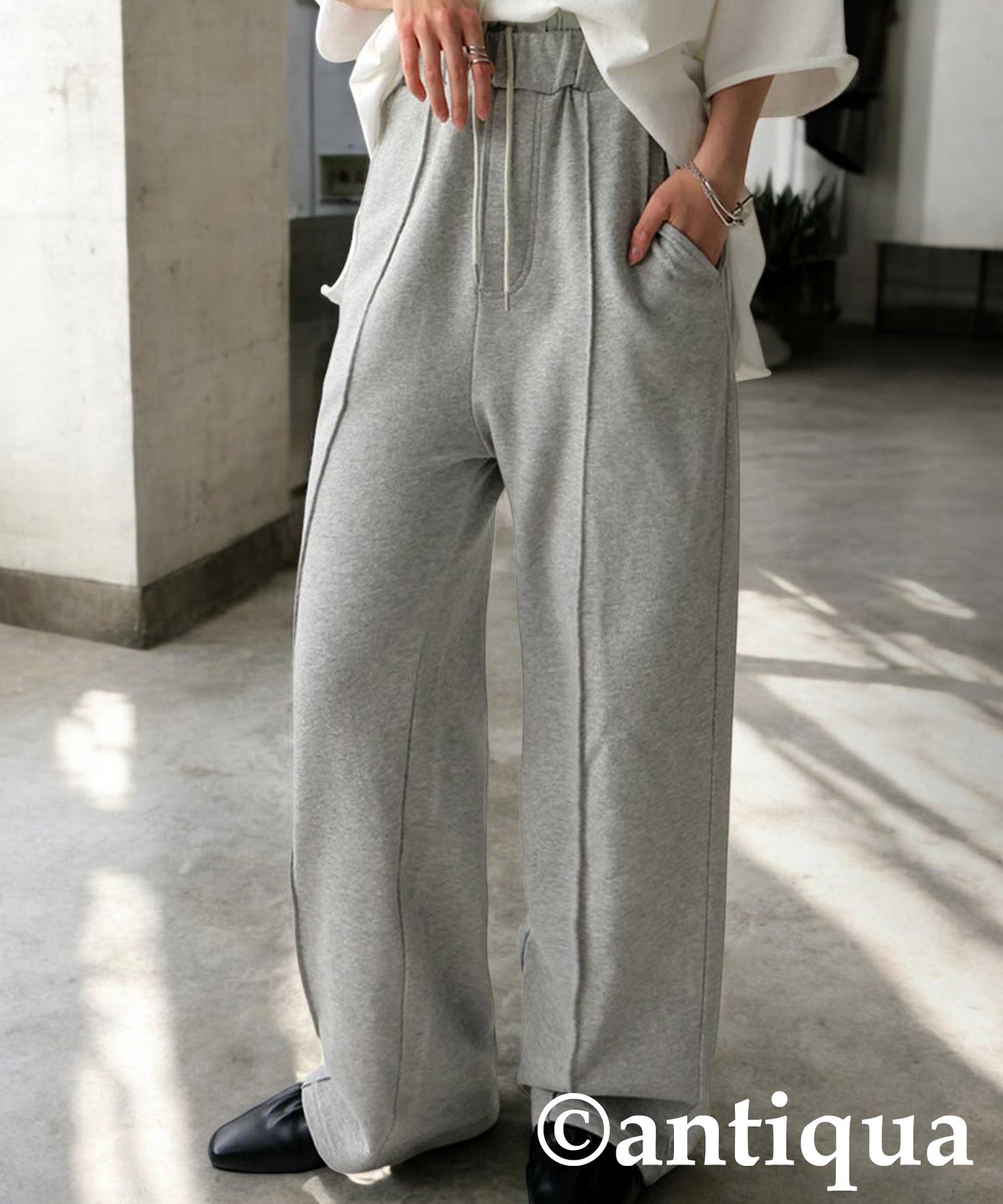 Ladies Wide Sweatpants