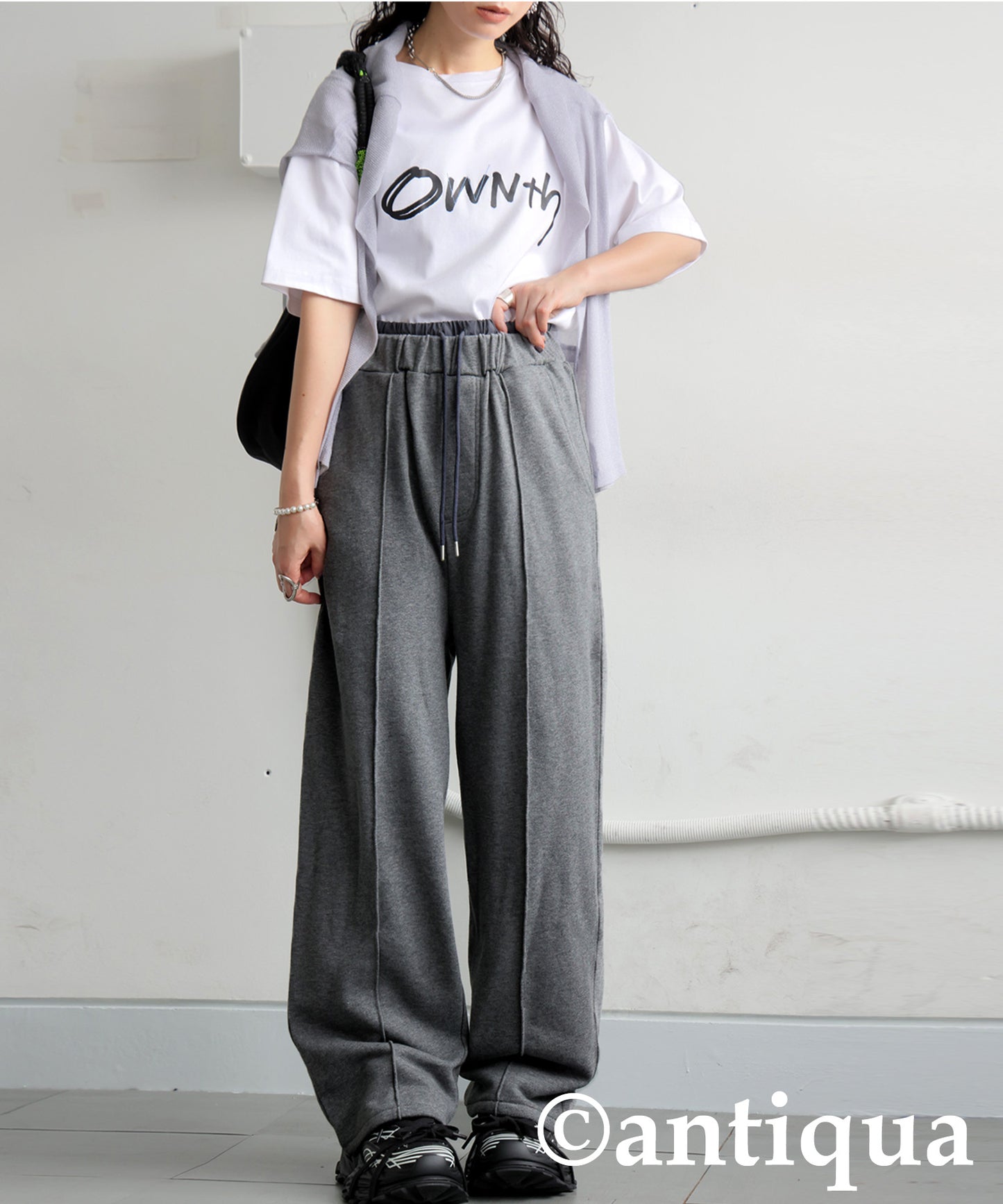 Ladies Wide Sweatpants