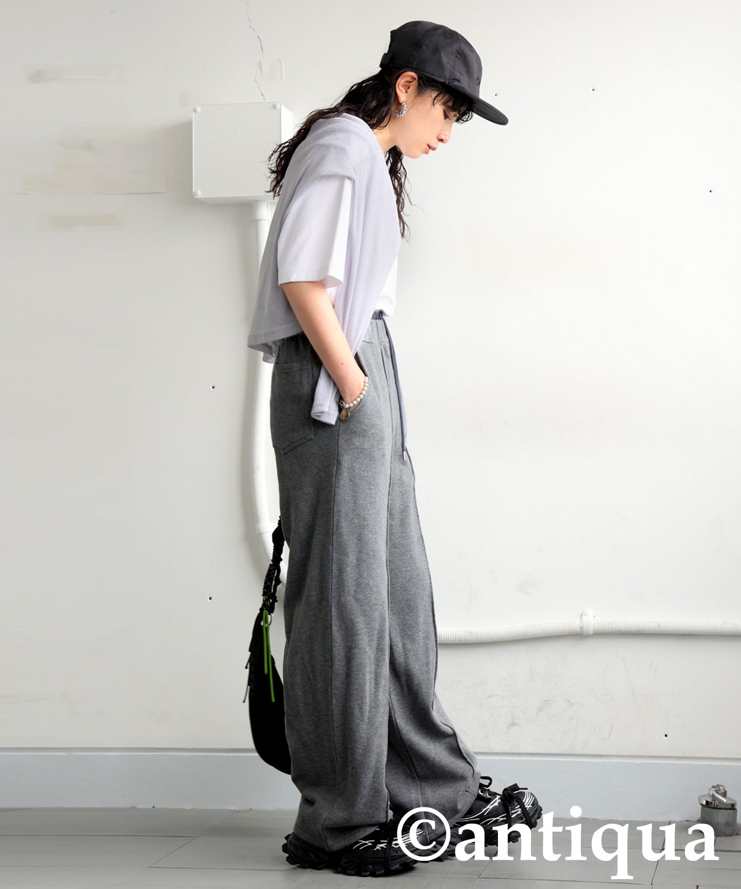 Ladies Wide Sweatpants