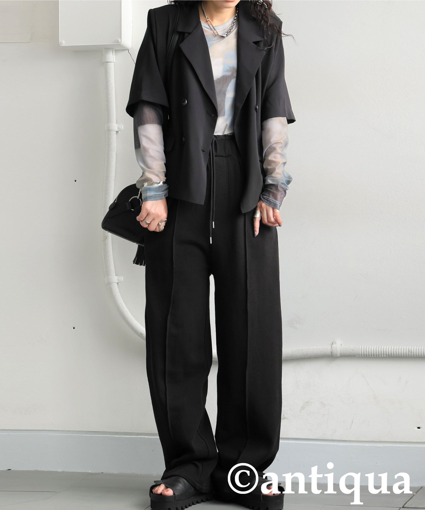 Ladies Wide Sweatpants