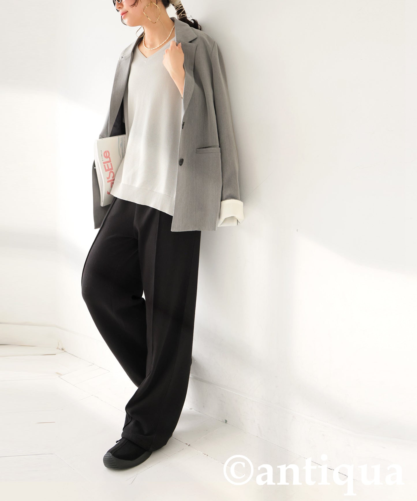 Ladies Wide Sweatpants