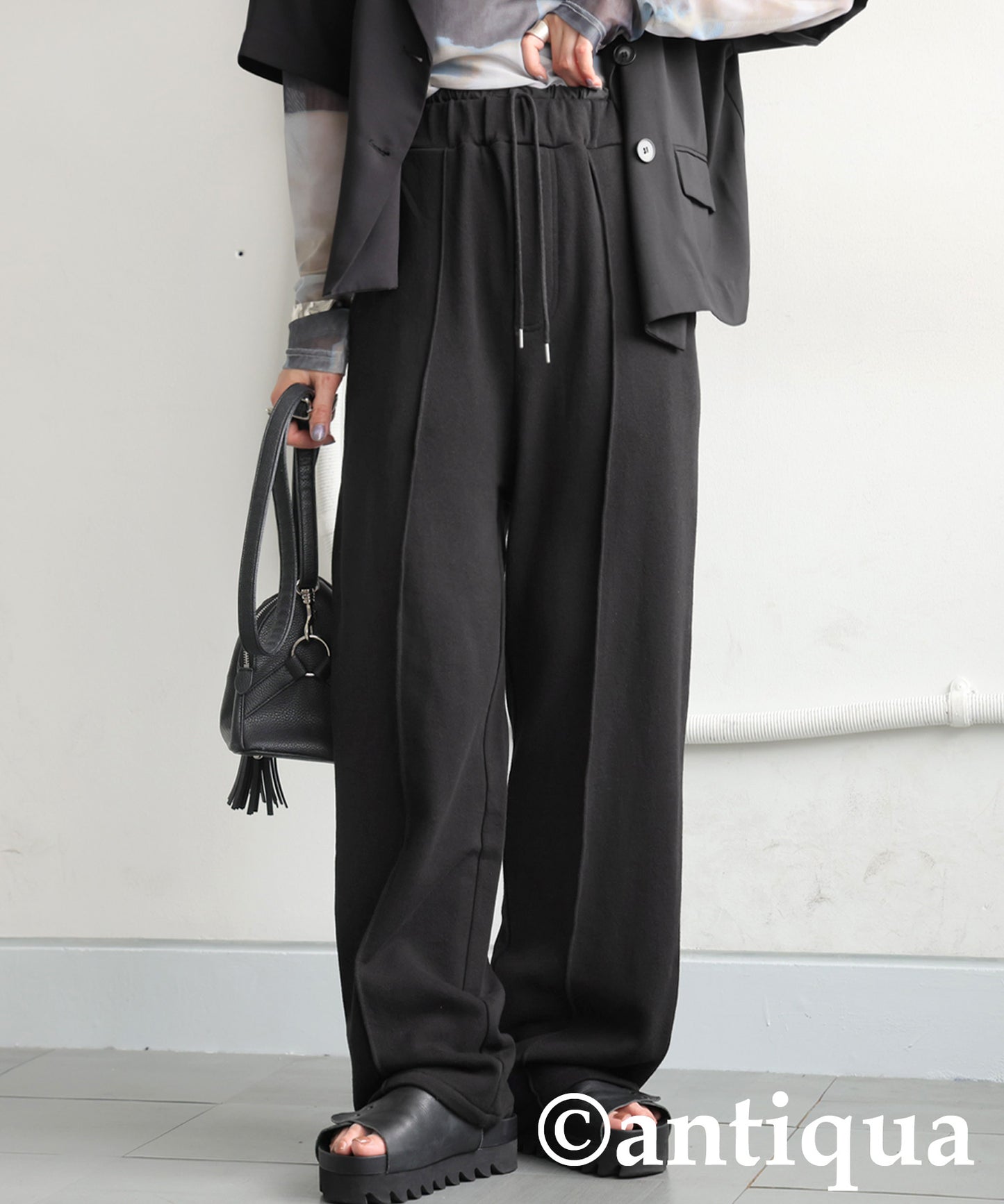 Ladies Wide Sweatpants