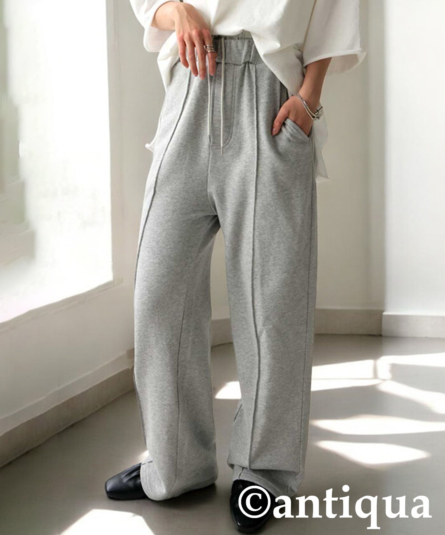 Ladies Wide Sweatpants