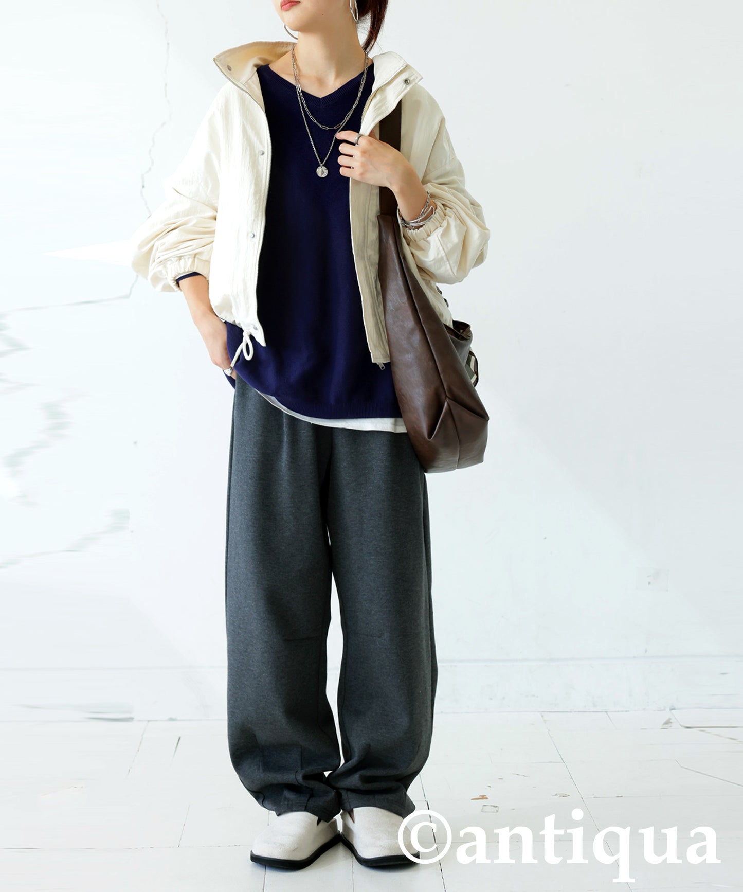 Tucked Punch Pants Ladies