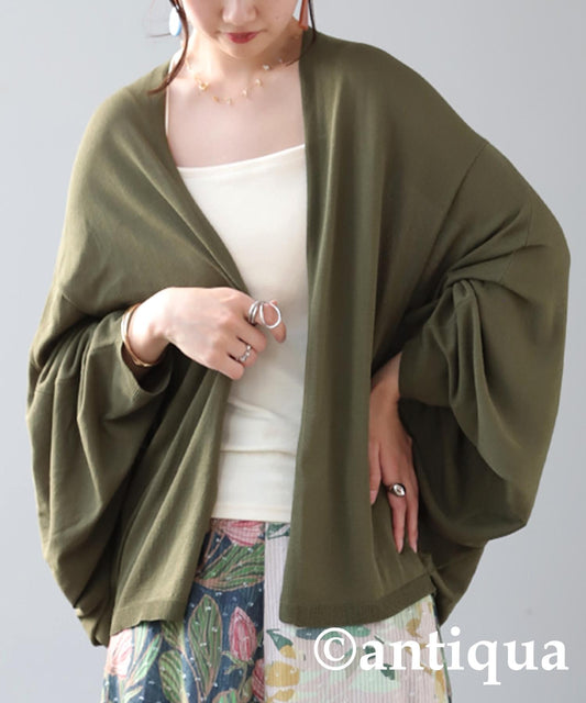 Ladies Dolman Knit Cardigan