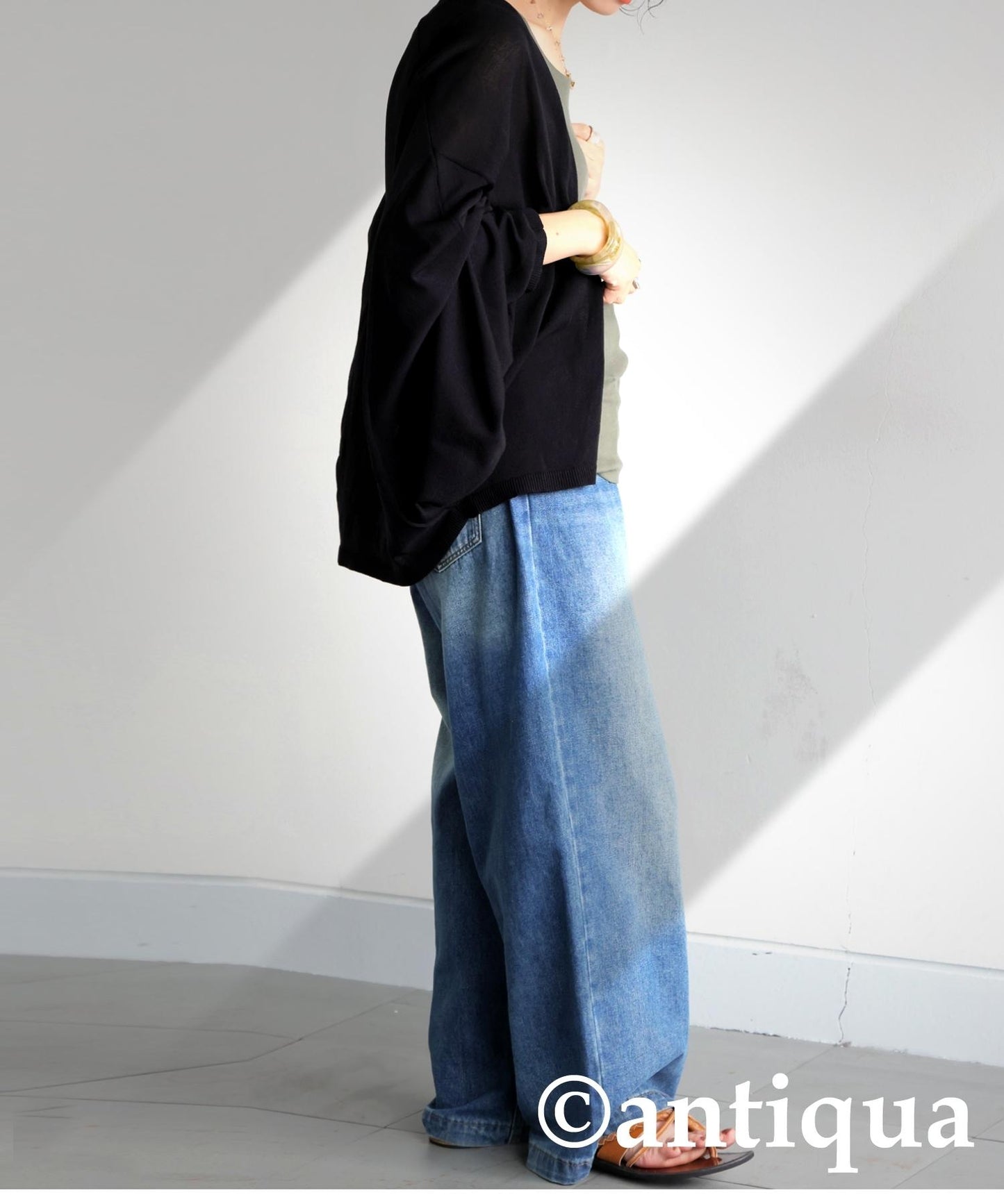 Ladies Dolman Knit Cardigan