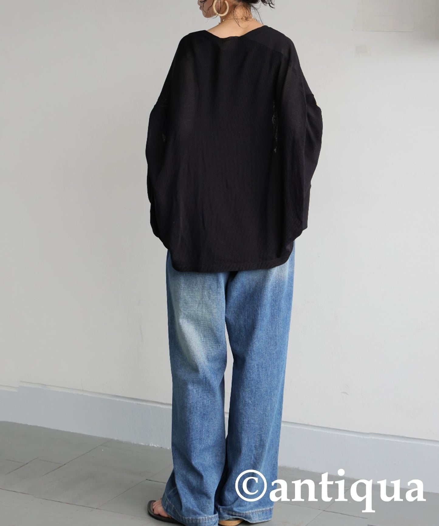 Ladies Dolman Knit Cardigan