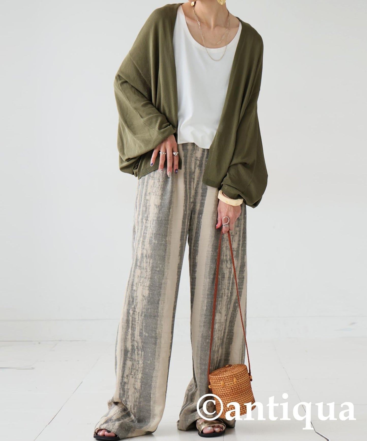 Ladies Dolman Knit Cardigan