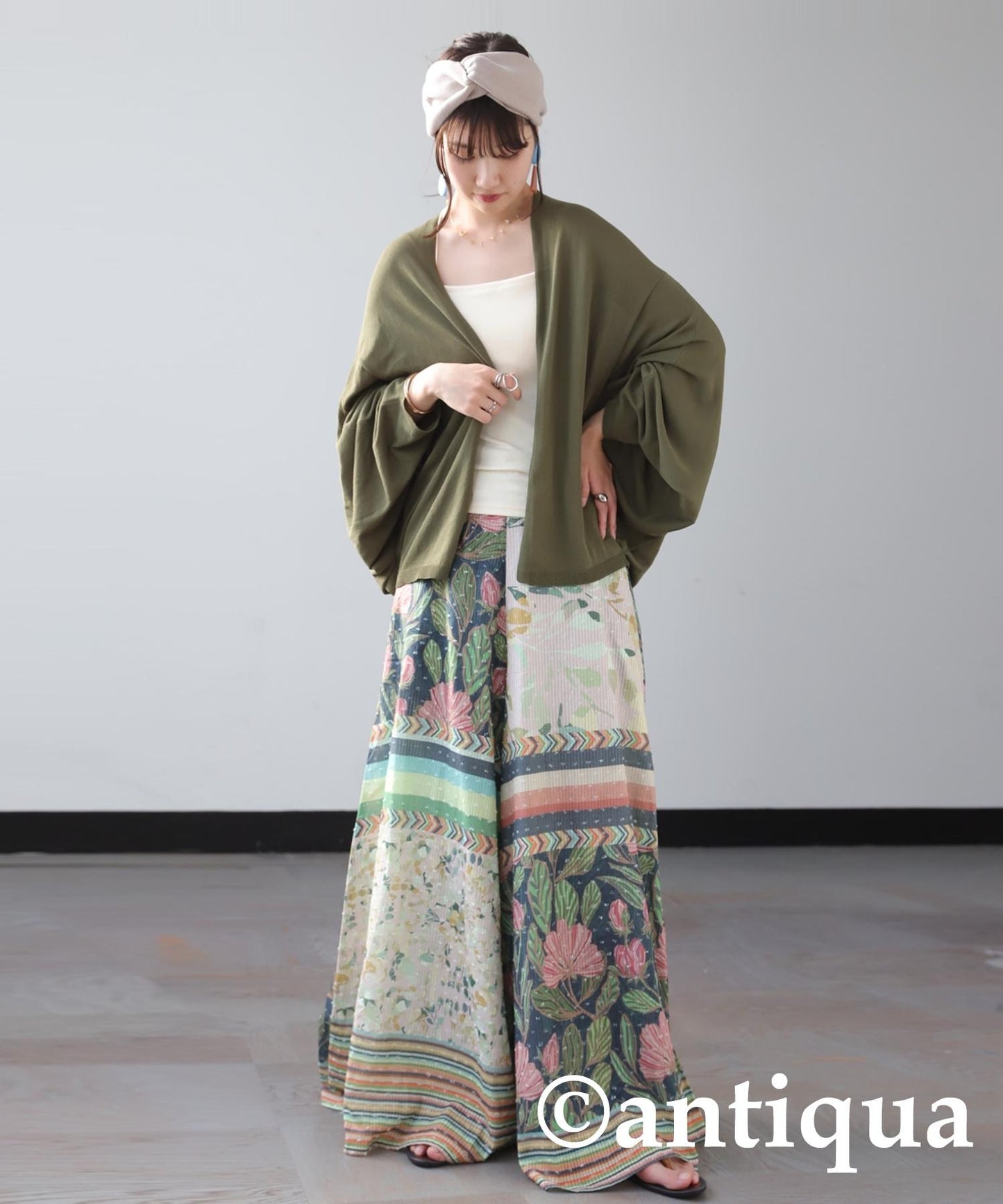 Ladies Dolman Knit Cardigan