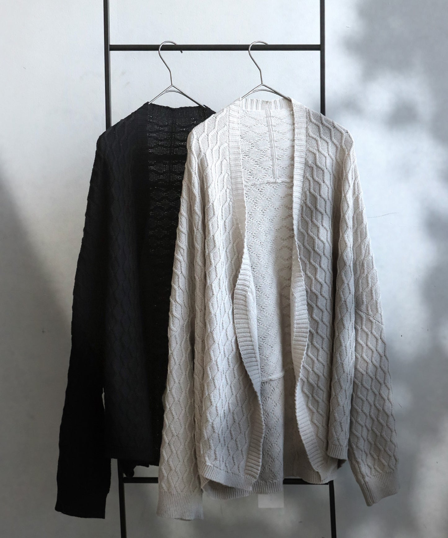 Aran Knit Cardigan Ladies