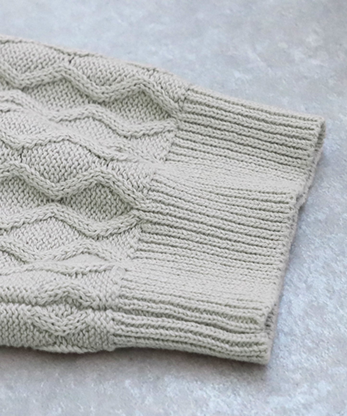 Aran Knit Cardigan Ladies