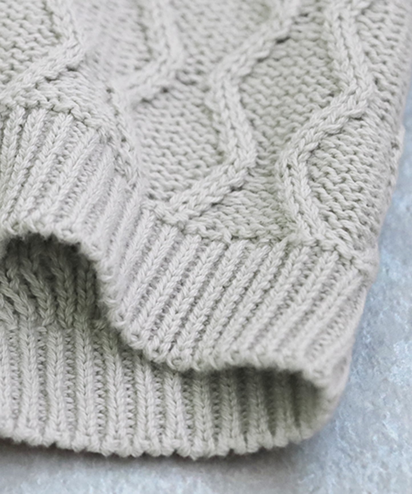 Aran Knit Cardigan Ladies