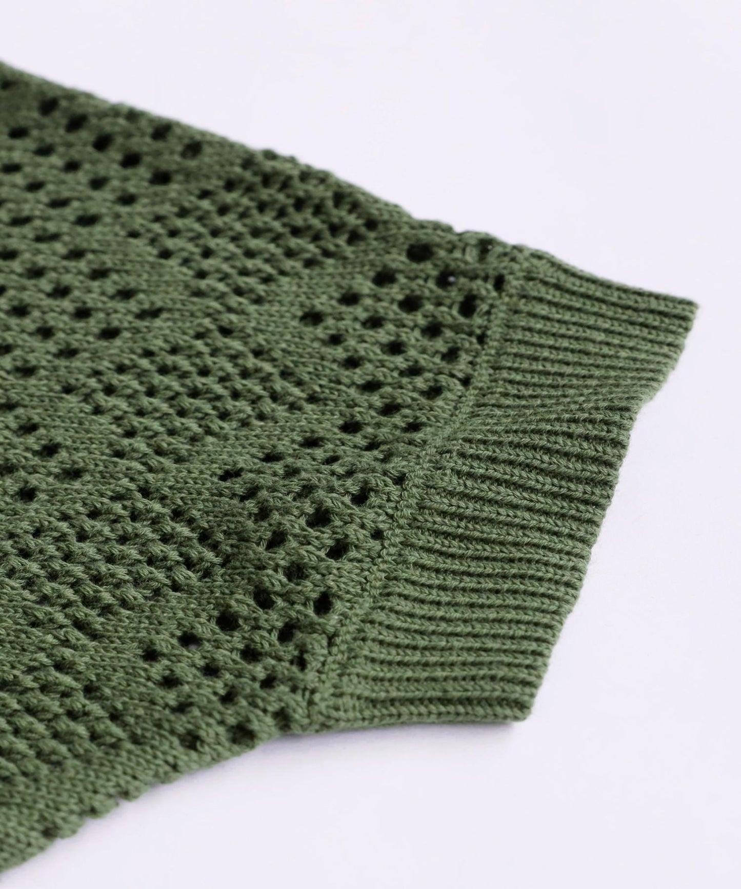 Ladies Dolman Openwork Knit Tops