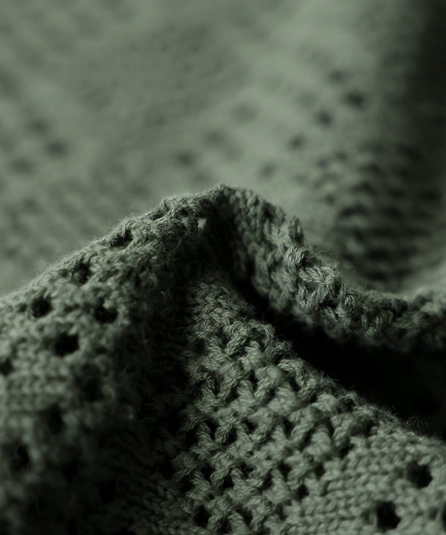 Openwork Knit Cardigan Ladies