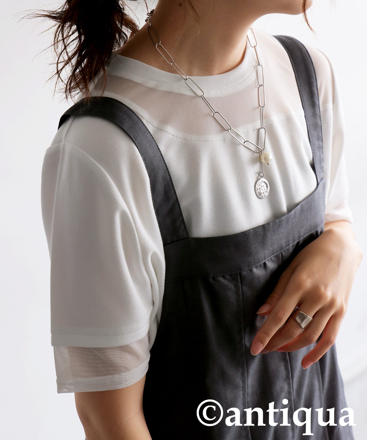 Ladies Sheer Short Sleeve Top