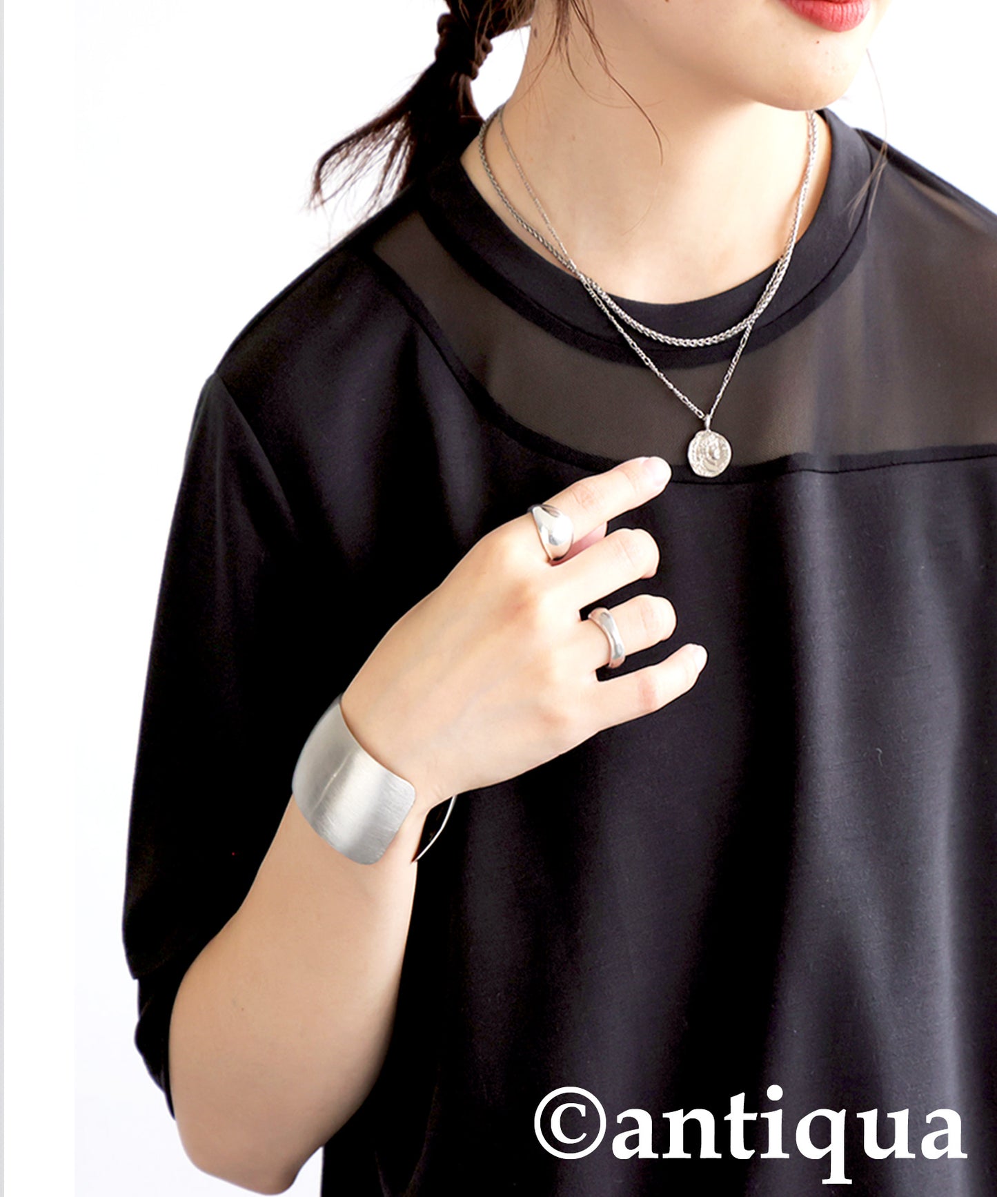 Ladies Sheer Short Sleeve Top