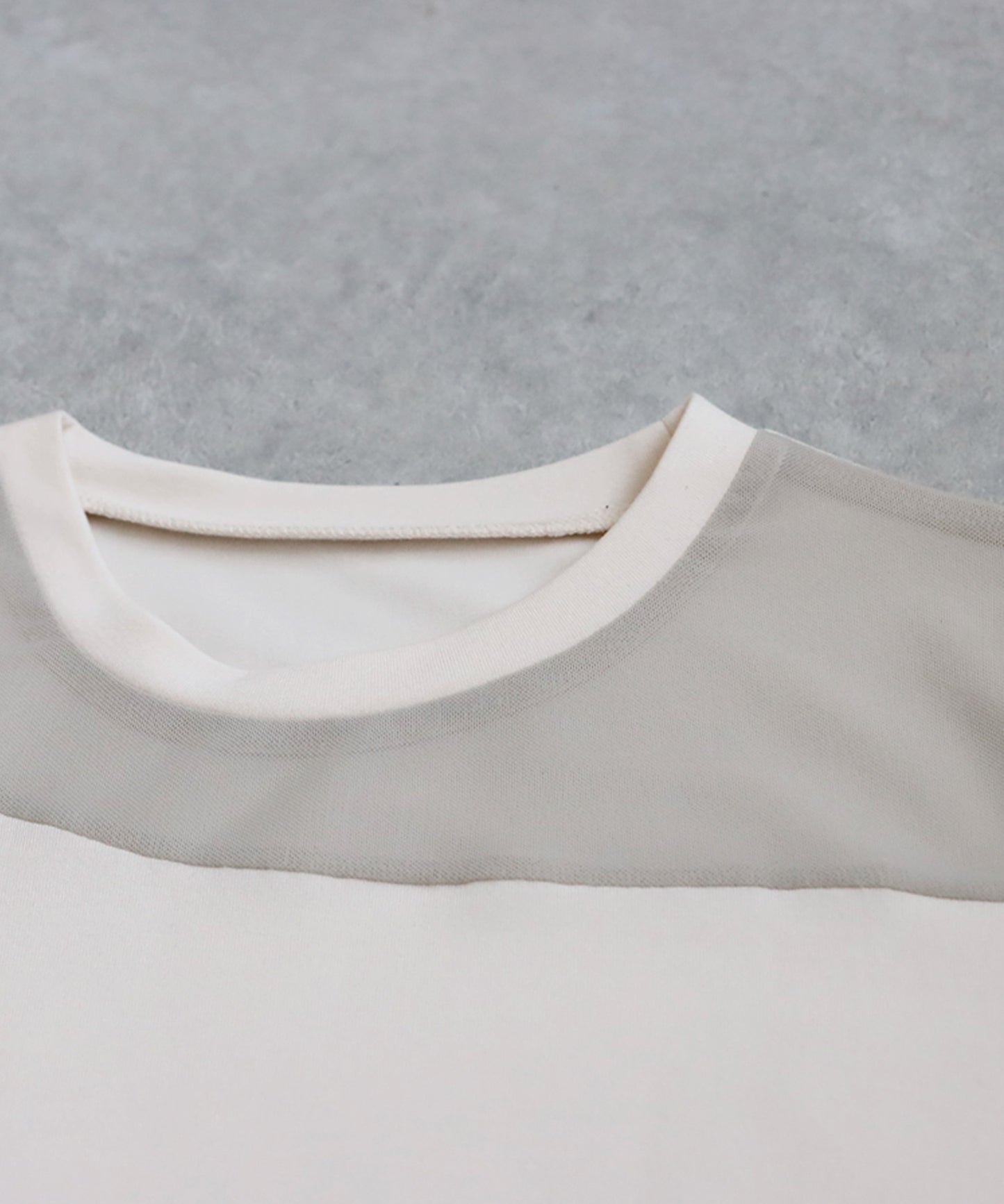 Ladies Sheer Short Sleeve Top