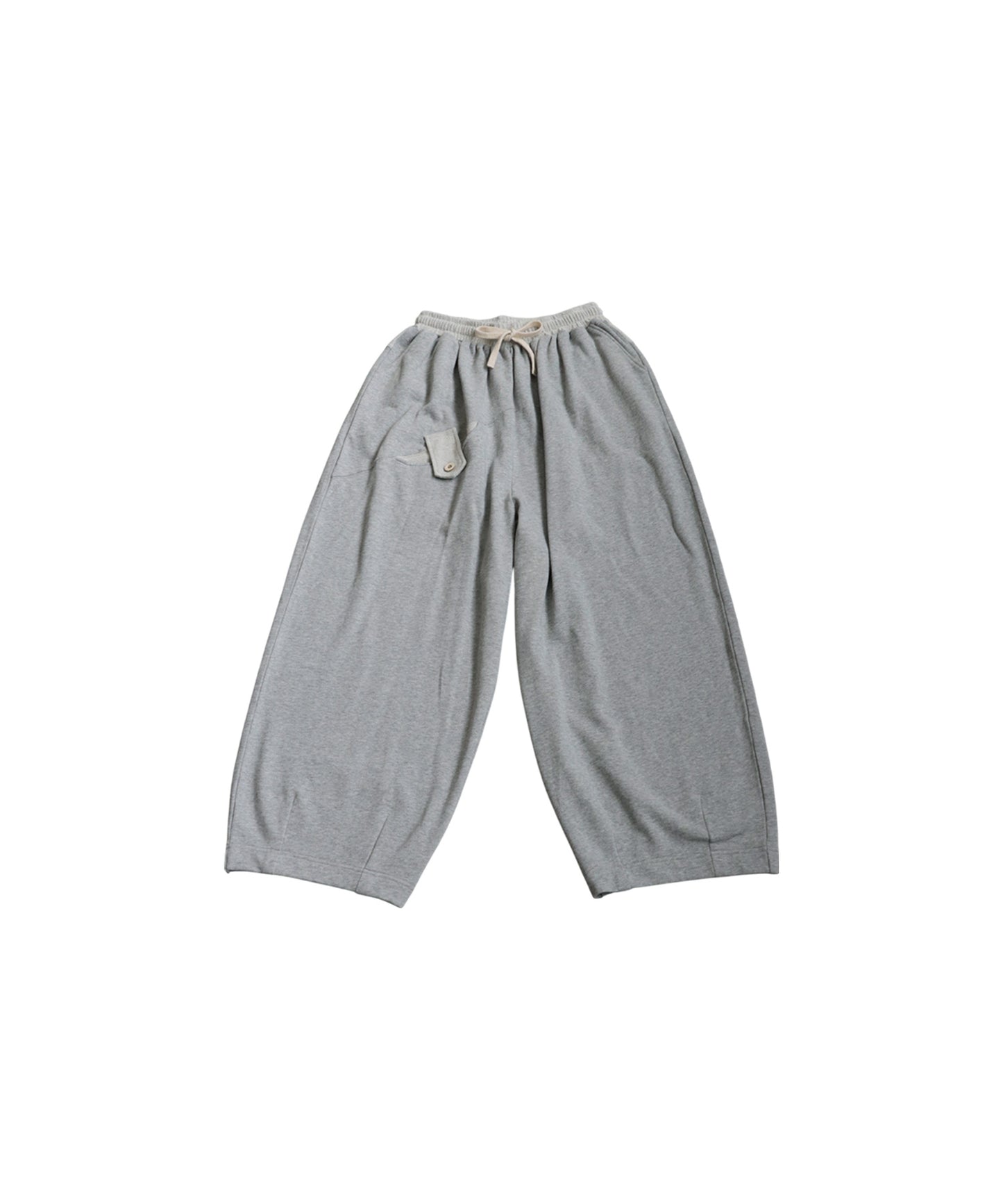 Curved Pants With Accent Pockets Ladies