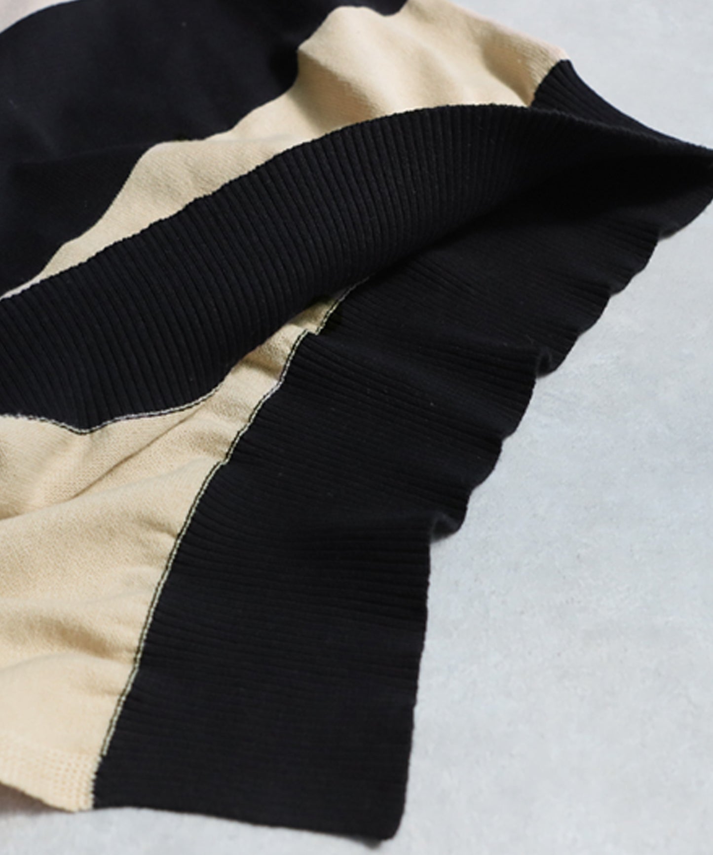 Bias Striped Knit Ladies