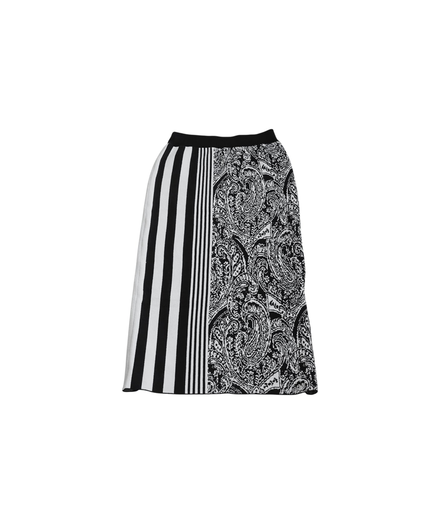 Patterned Knit Skirt Ladies