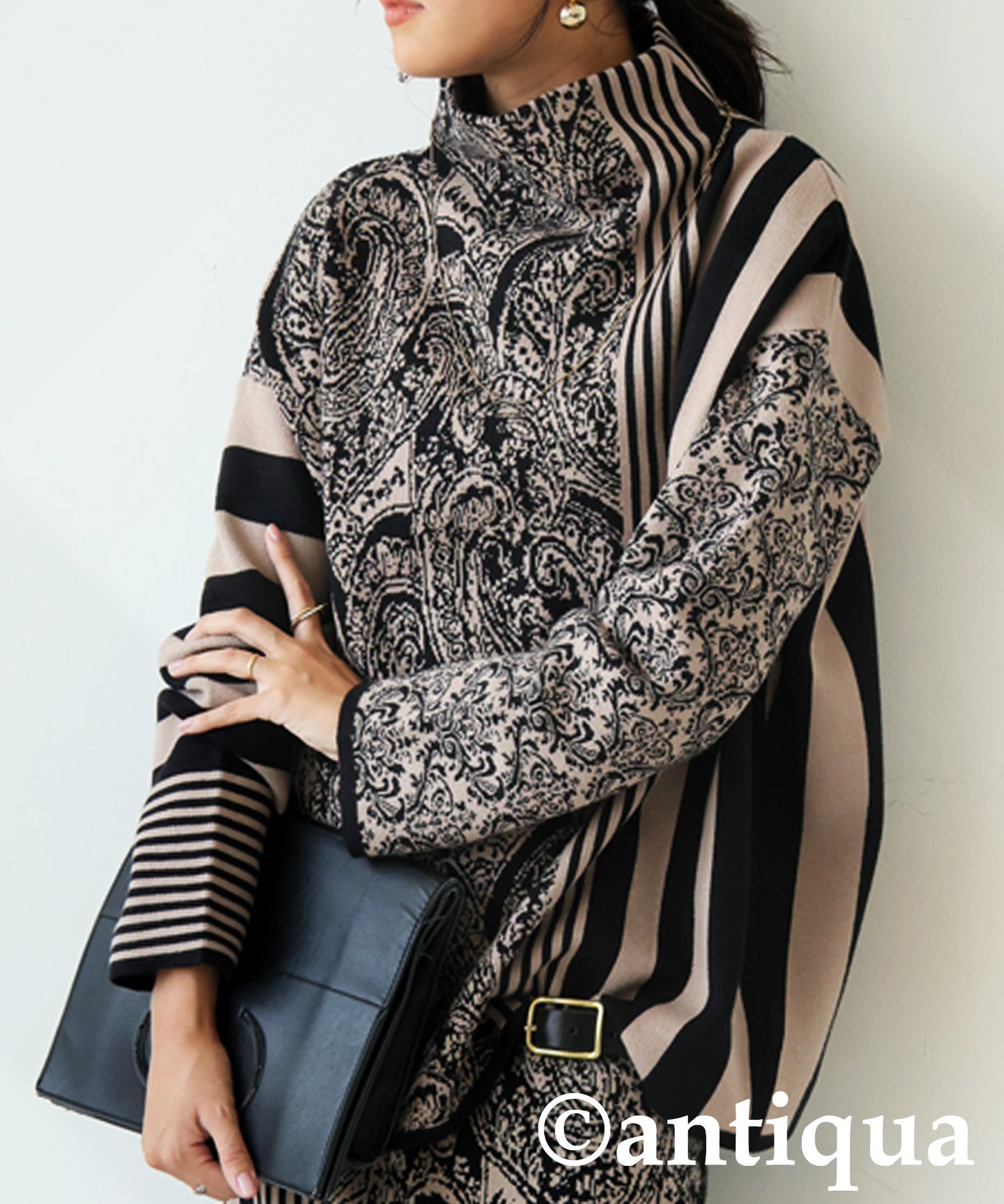 Art Pattern Knitwear Ladies